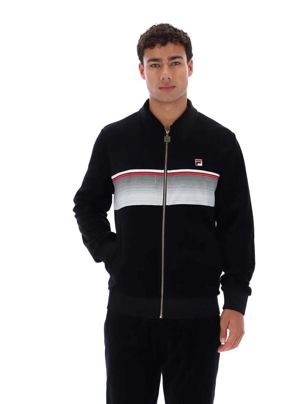 Fila Malakai Tracktop Black/Gardenia/Red