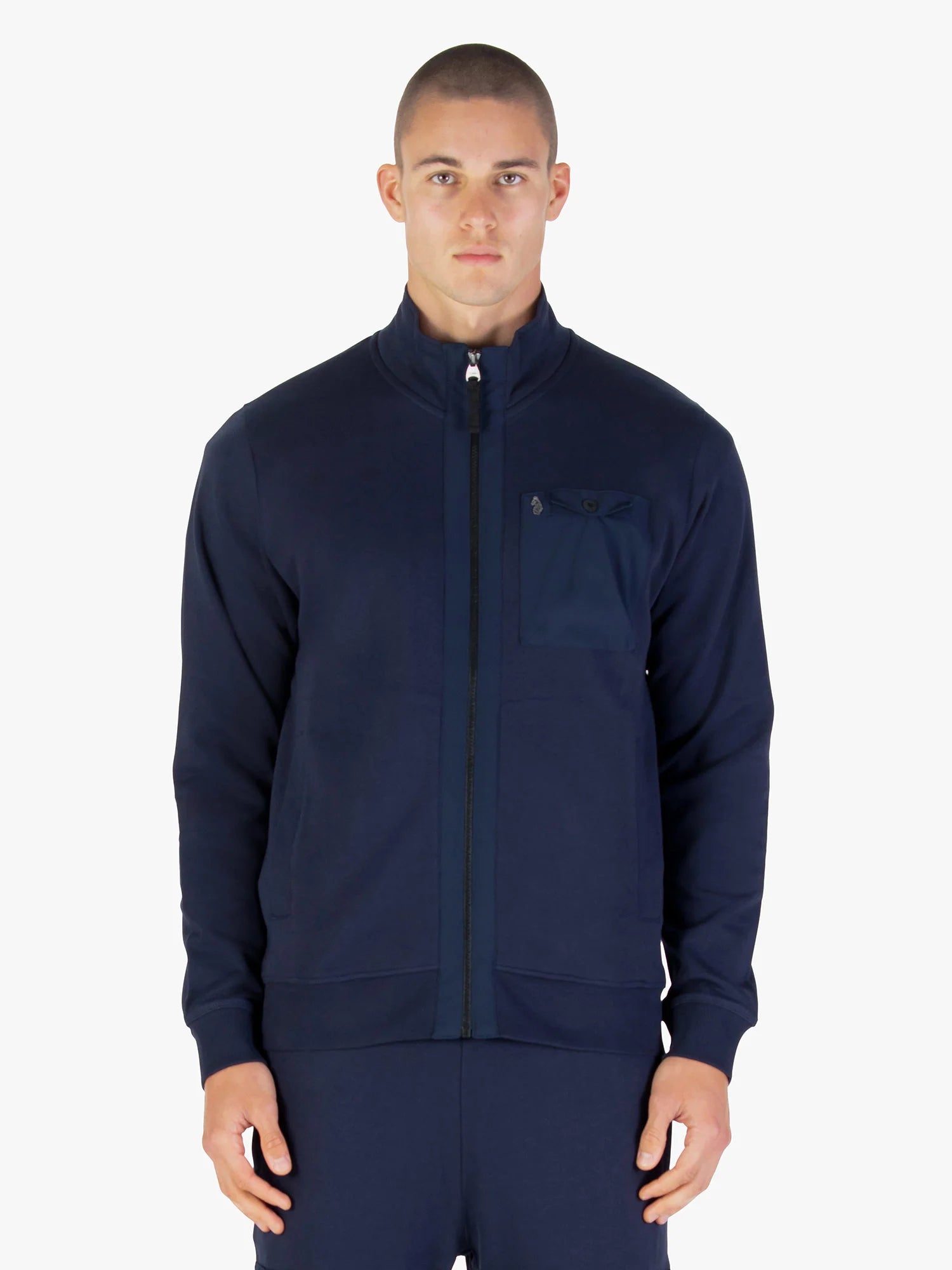 Luke Sutton 1000 Zip Through Sweat Dark Navy