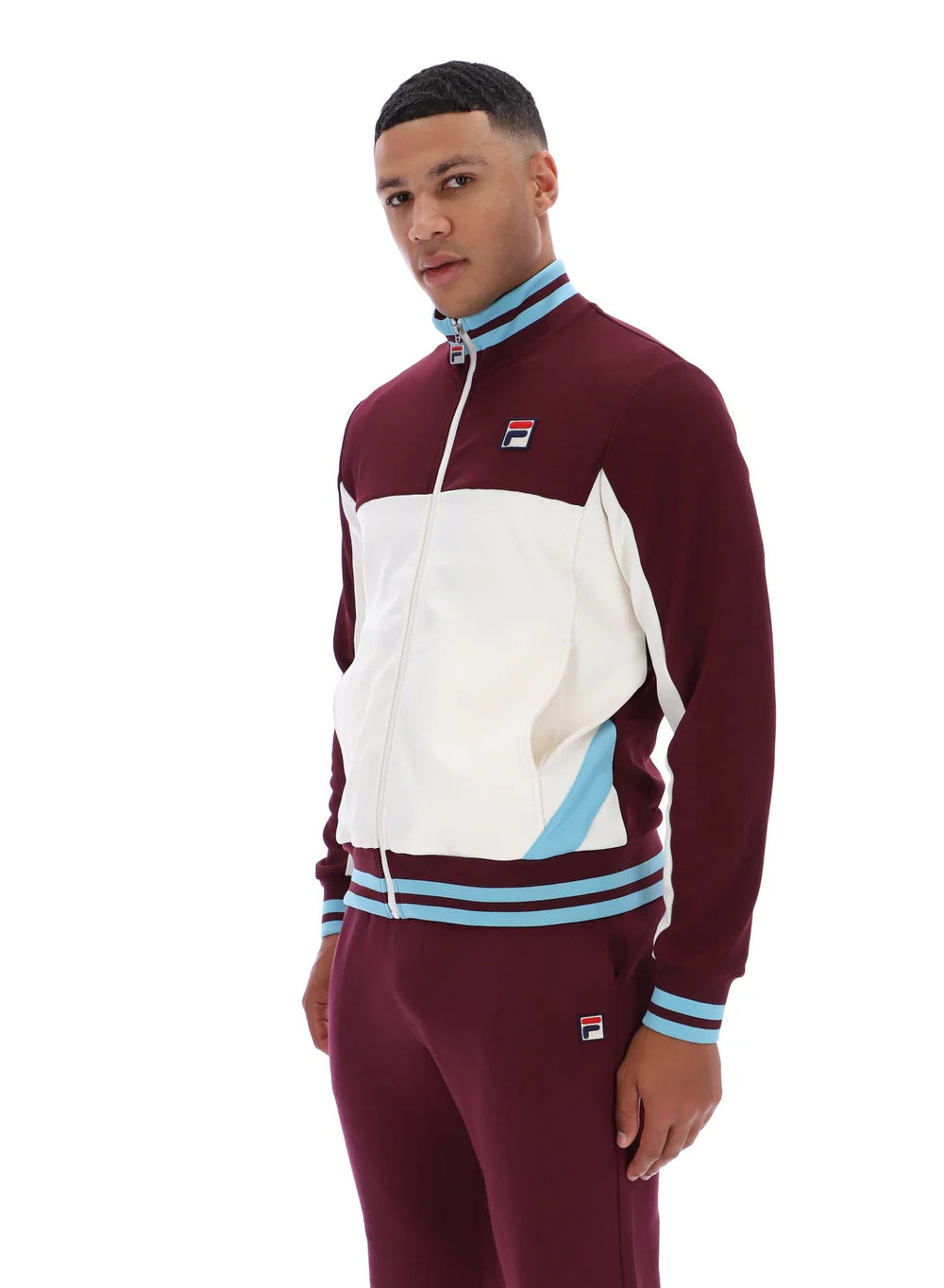 Fila Tiebreaker Tracktop Fig/Gardenia/Milky Blue