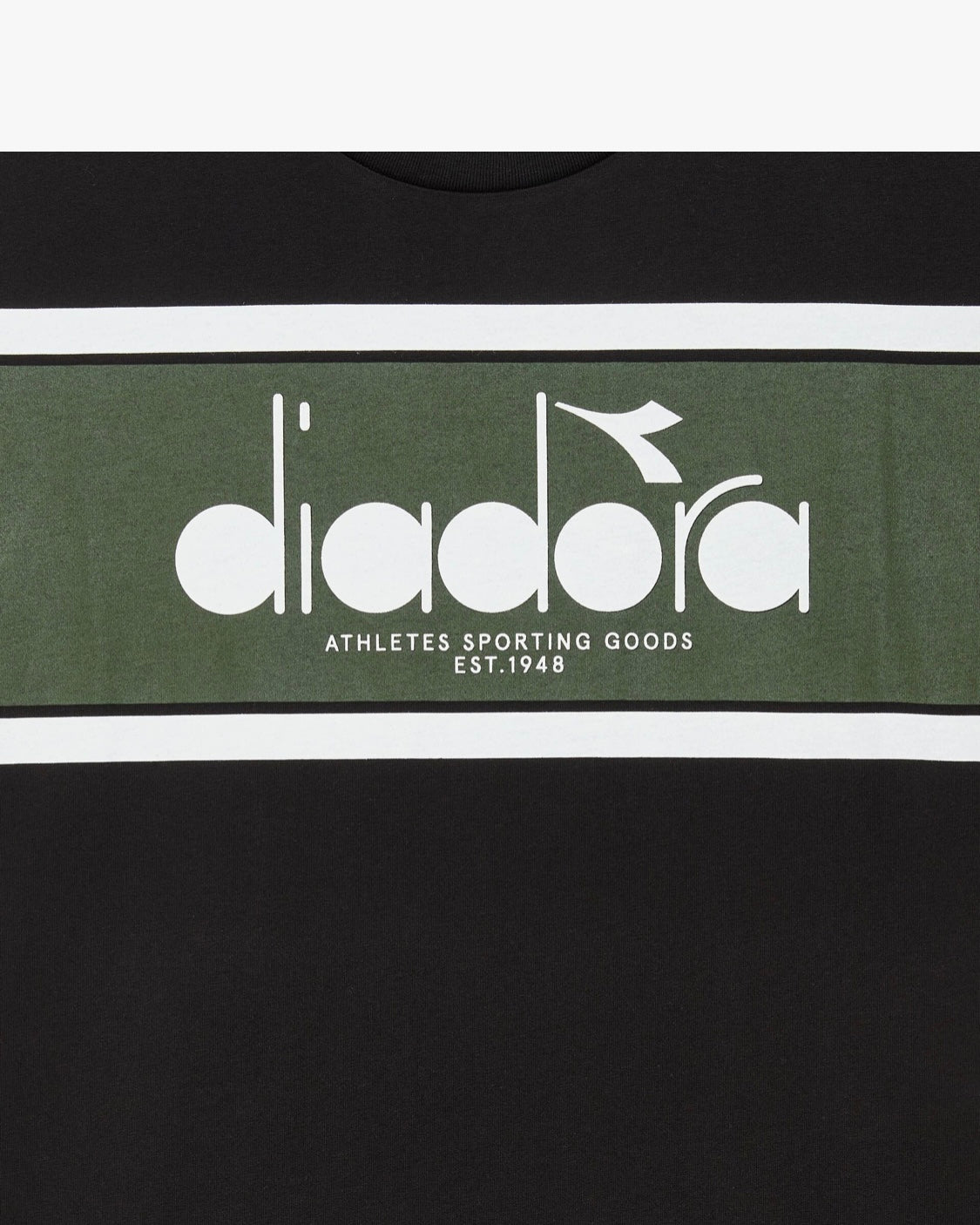 Diadora T-Shirt SS Logo Green Rifle