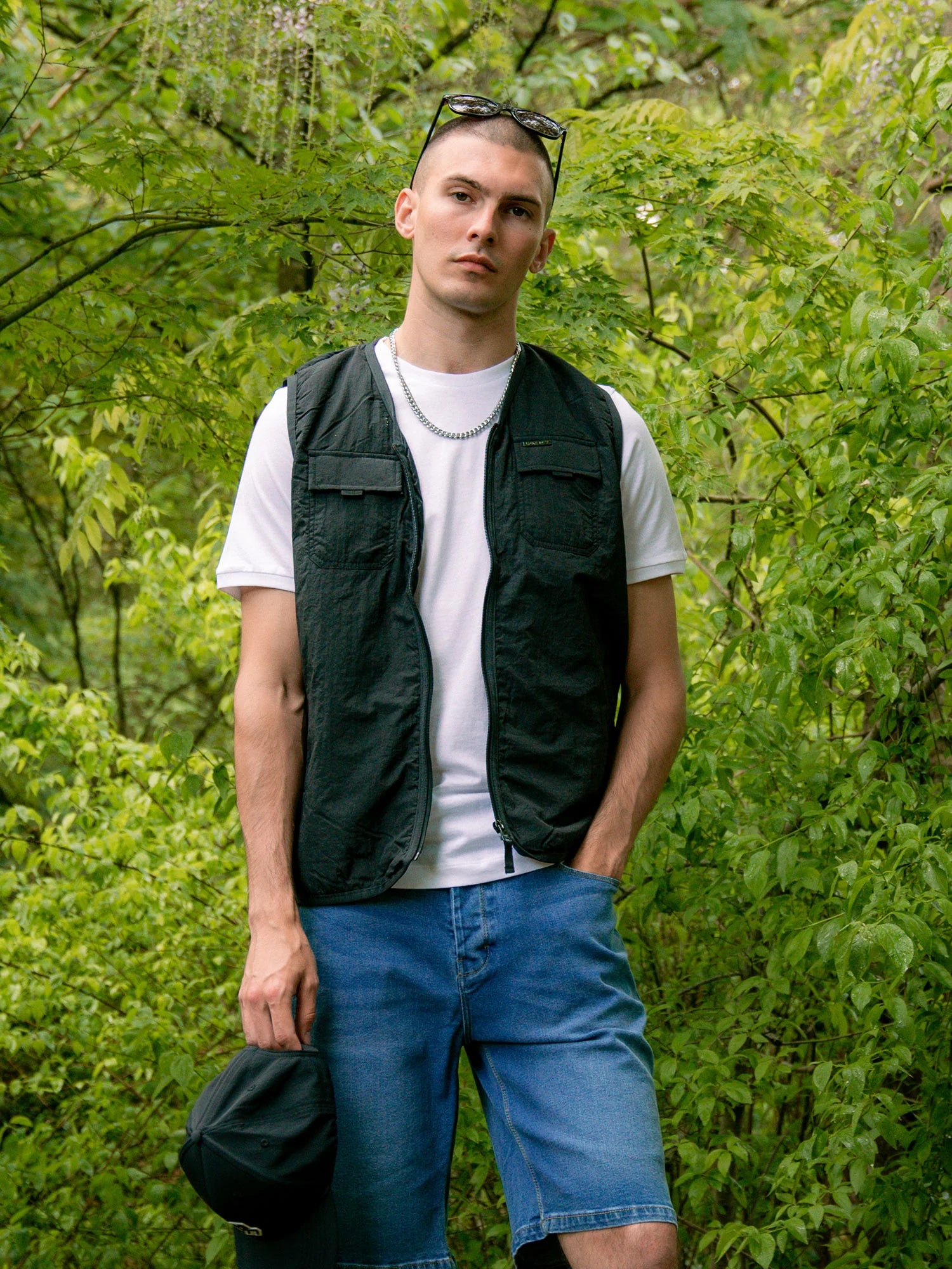 Luke Austin Utility Gilet Black