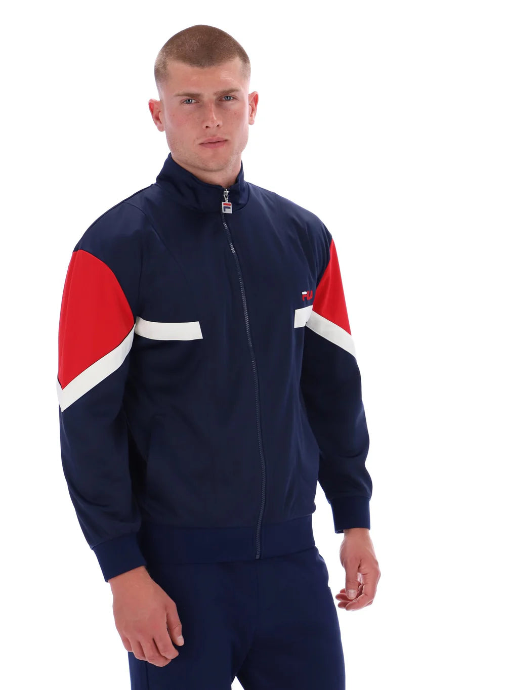 Fila Albarn Tracktop Navy/Red/Gardenia