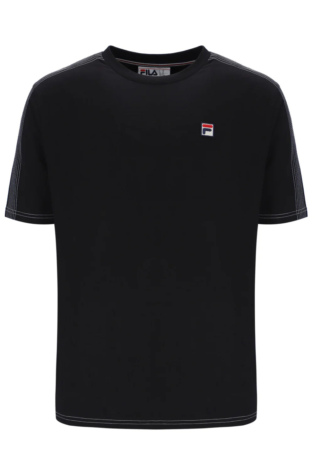 Fila Trey Contrast Stitch T-Shirt Black