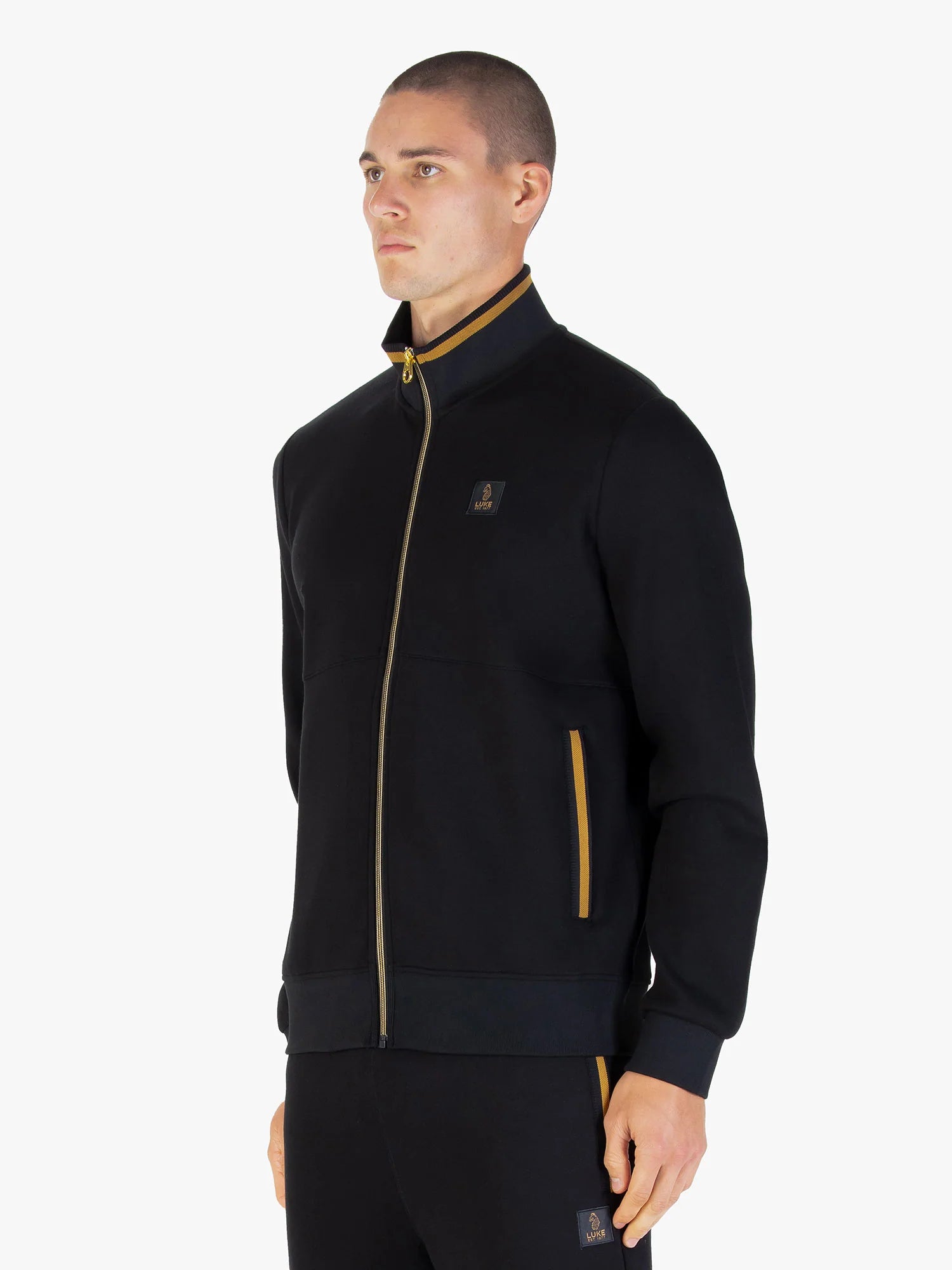 Luke Makati Funnel Sweat Black