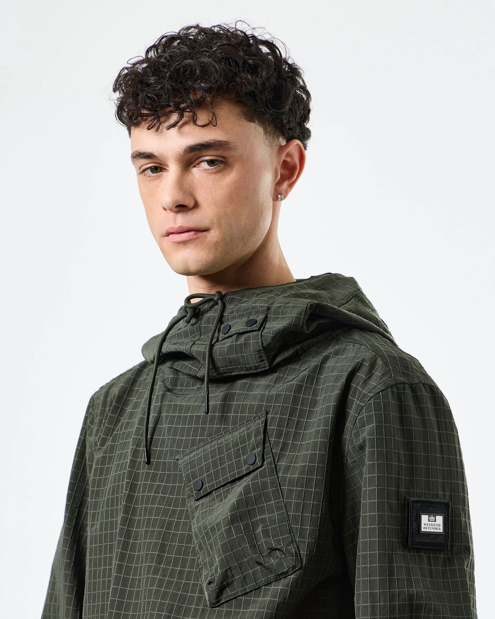 Weekend Offender Grohl Over-Top Forest Green