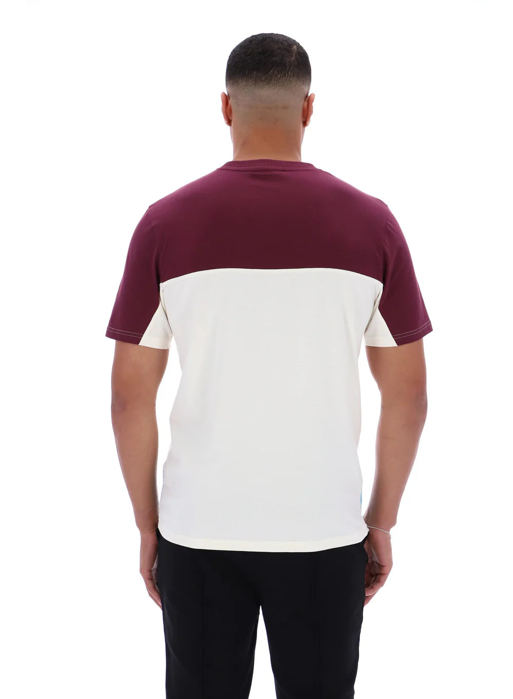 Fila Tiebreaker T-Shirt Fig/Gardenia/Milky Blue