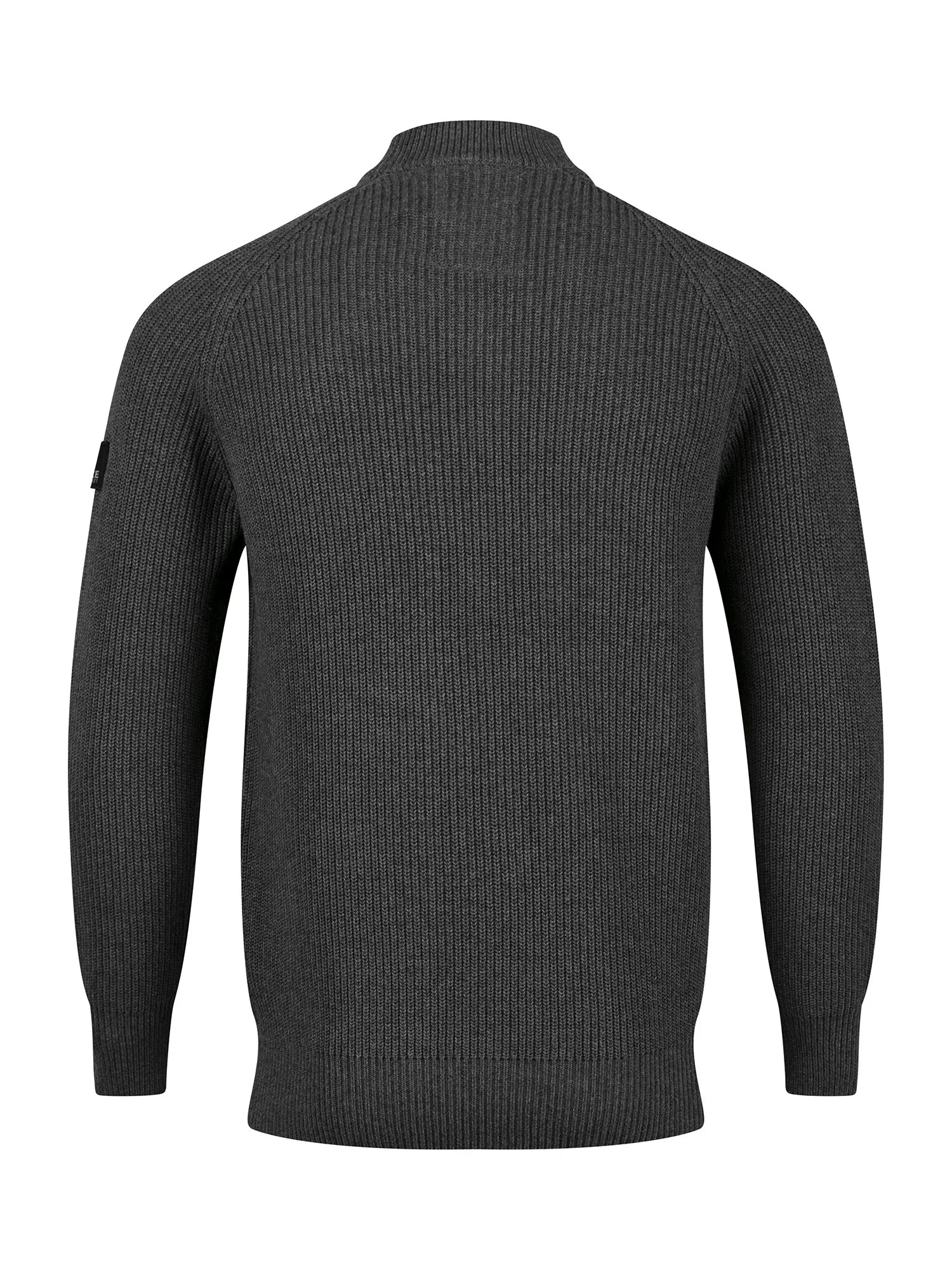 Luke Cromer Plated Crew Knit Charcoal