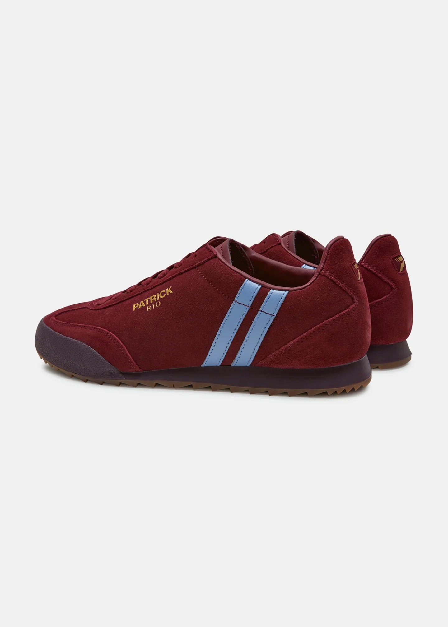 Patrick Rio Trainer Burgundy/Sky Blue