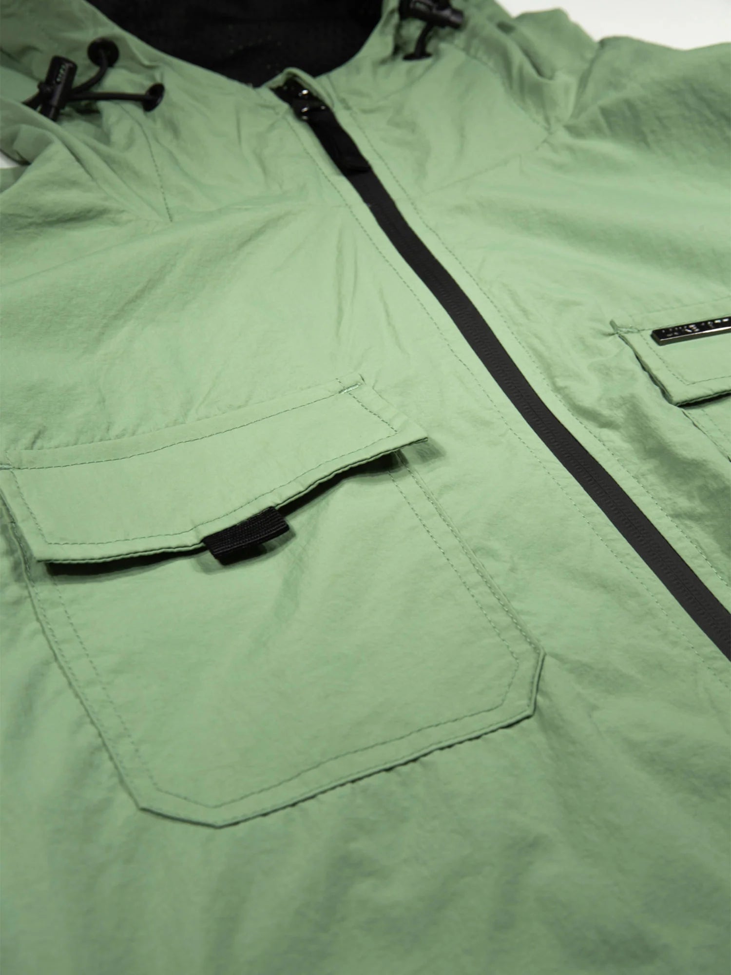 Luke Denver Hooded Jacket Sage