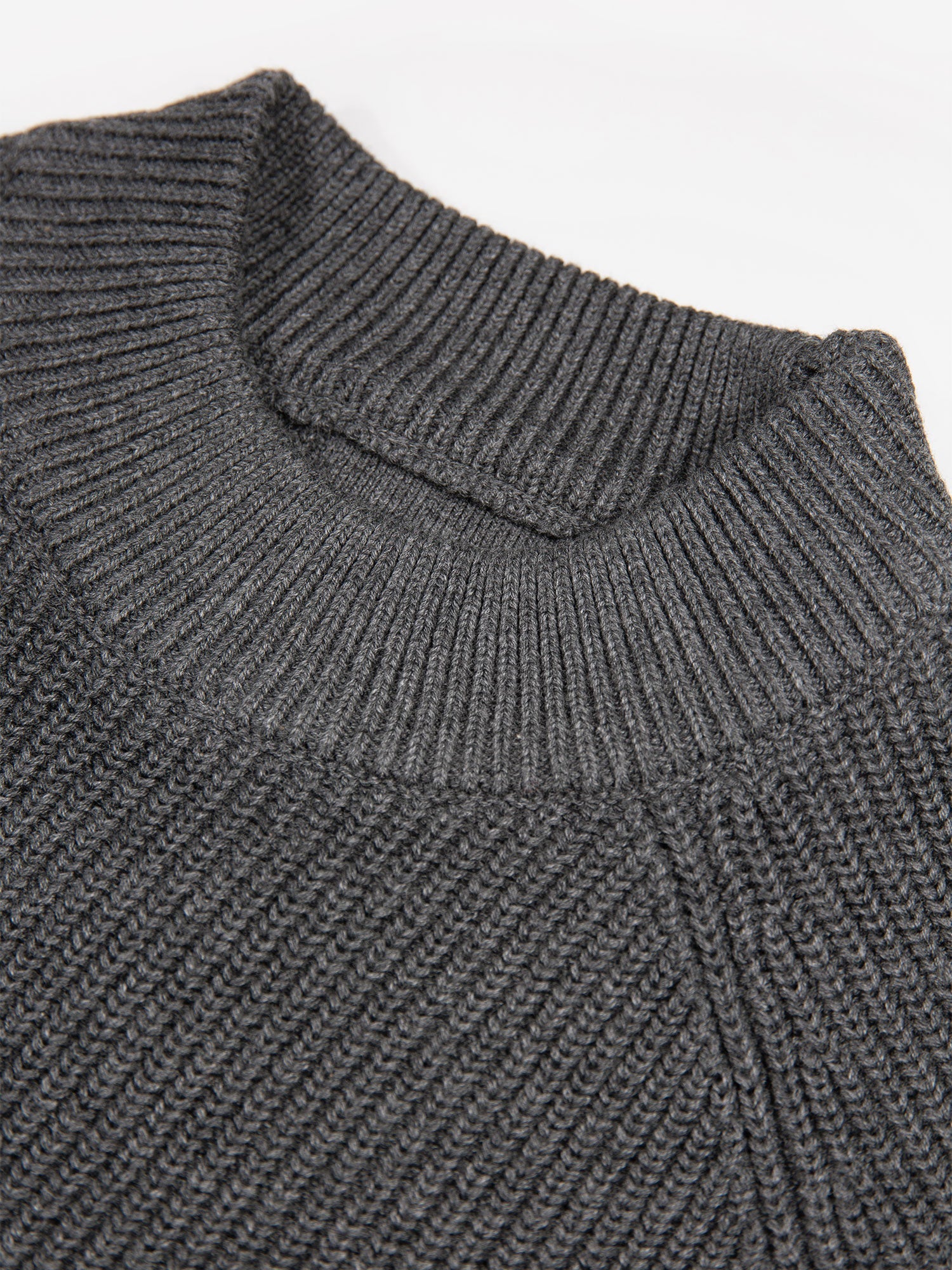 Luke Cromer Plated Crew Knit Charcoal