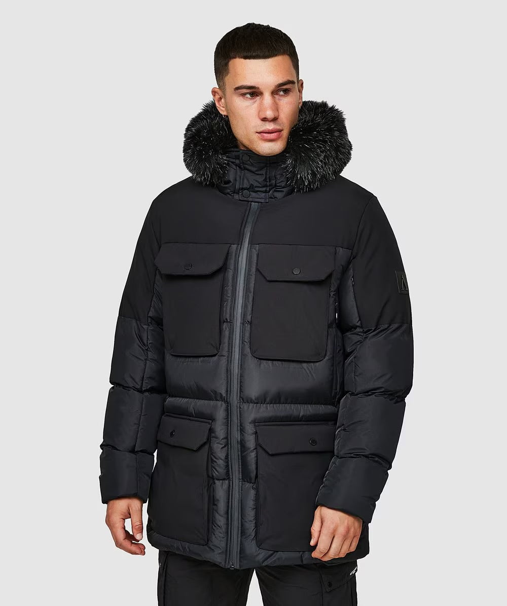 Alessandro Zavetti Marchetti Puffer Jacket Black
