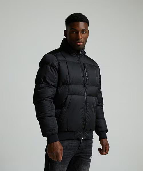 Alessandro Zavetti Savinio Puffer Bomber Jacket Black