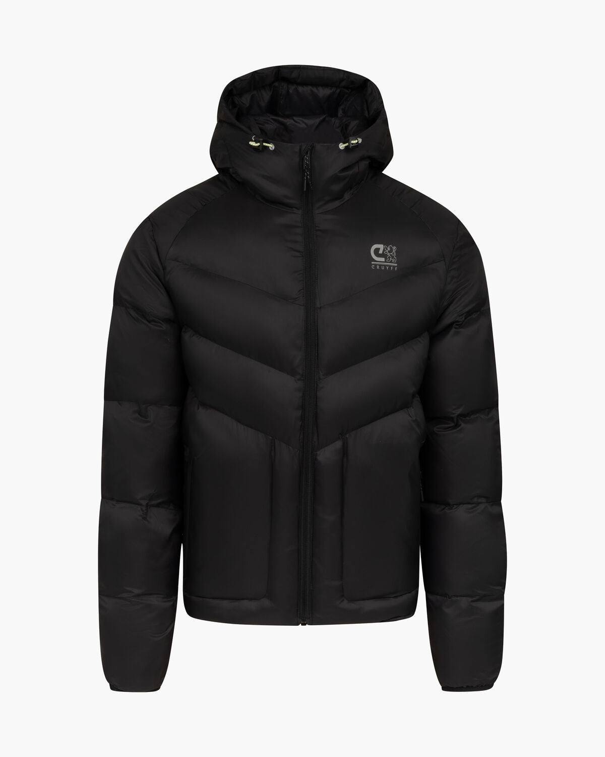 Cruyff Hematite Puffer Jacket Black