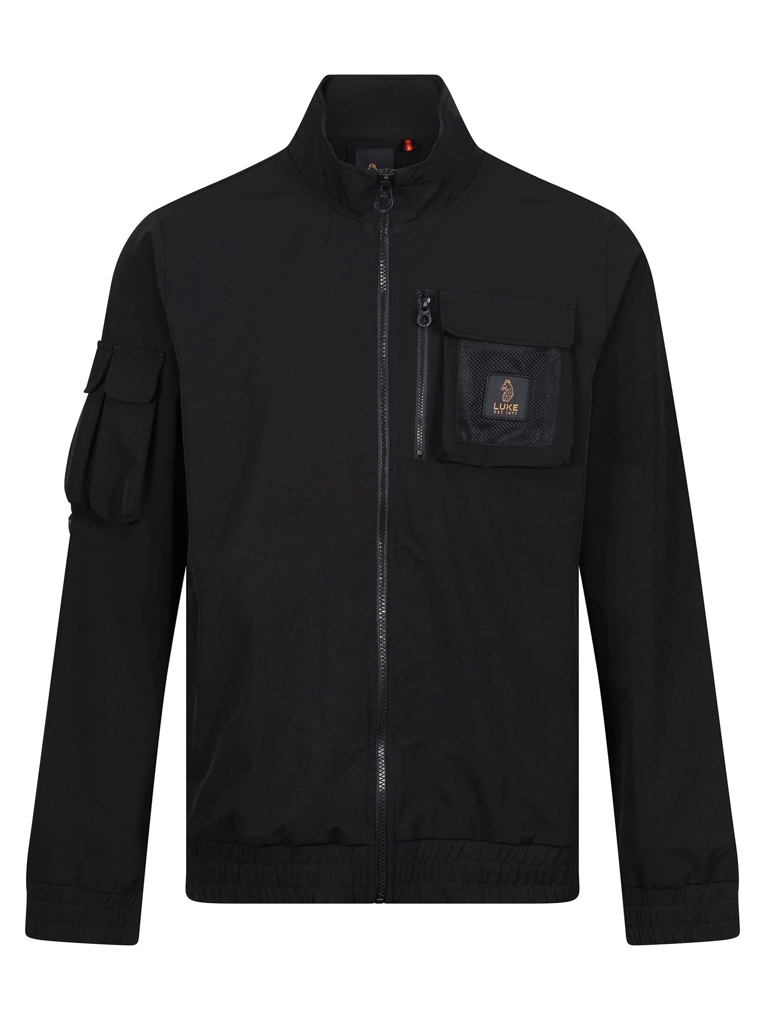 Luke Crater Funnel Jacket Black