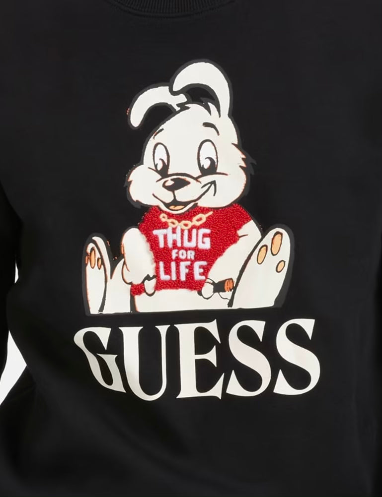 Guess x Brandalised Thug Life Sweatshirt Banksy