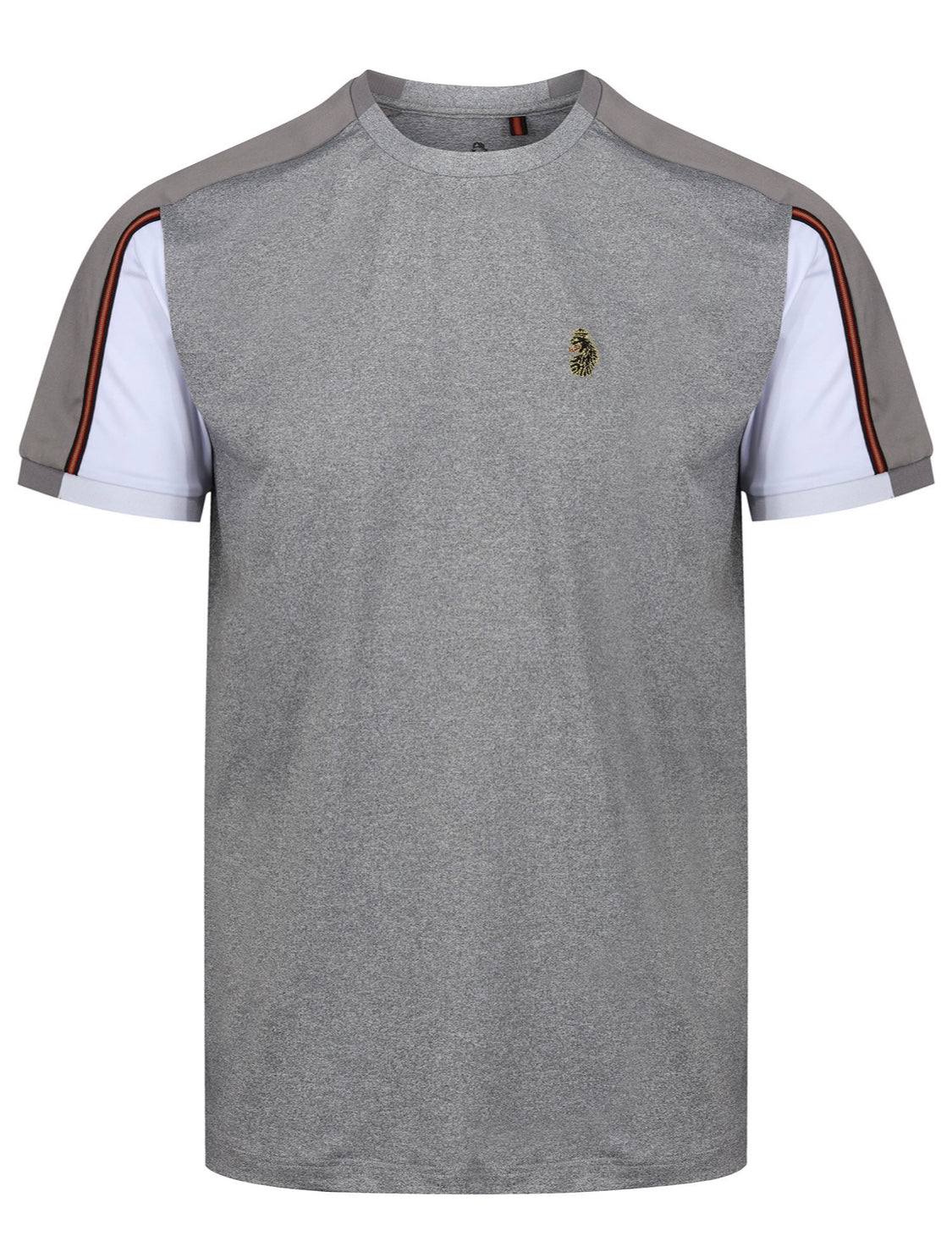 Luke Queensland Tape T-Shirt Mid Marle Grey