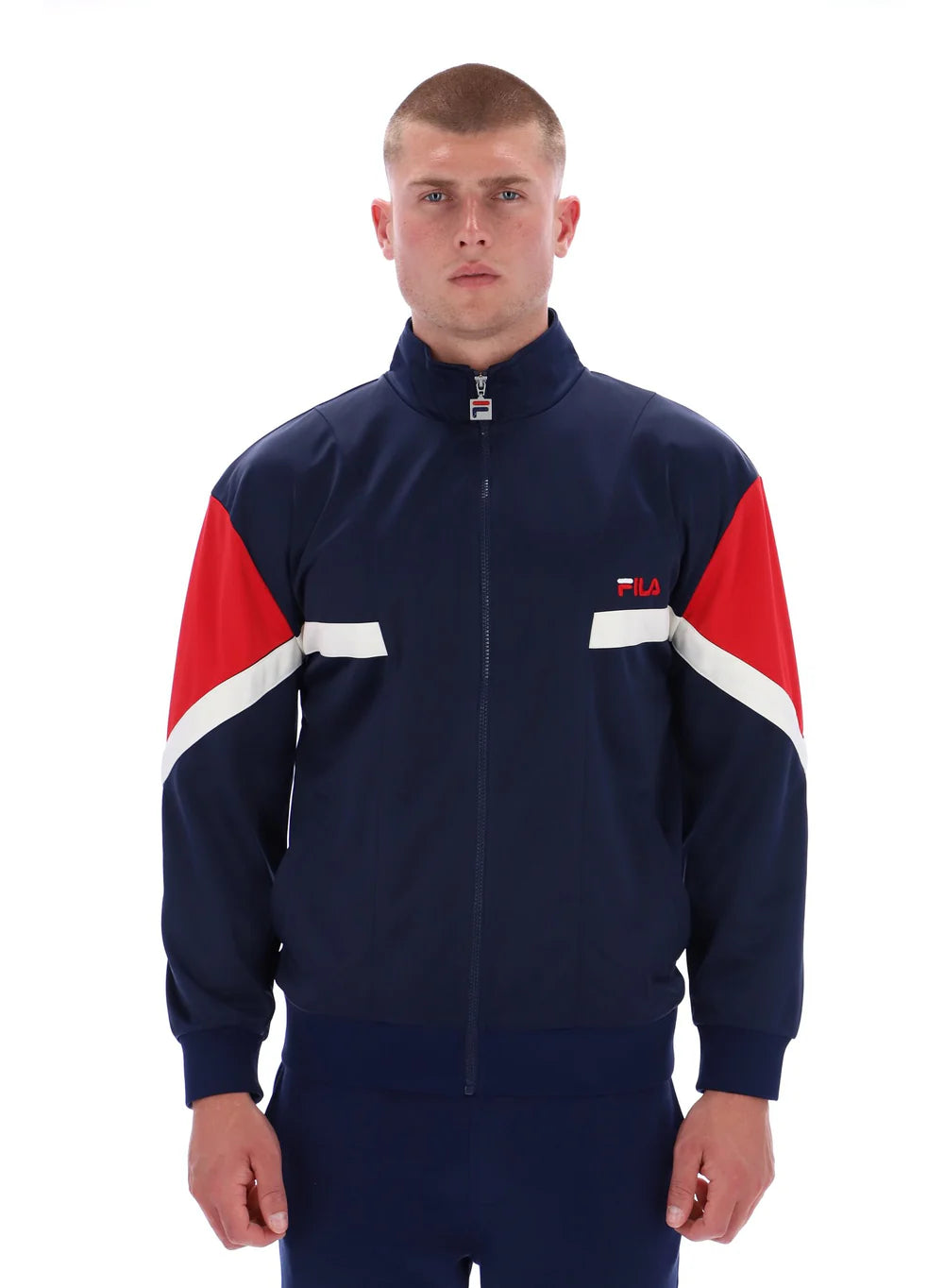 Fila Albarn Tracktop Navy/Red/Gardenia