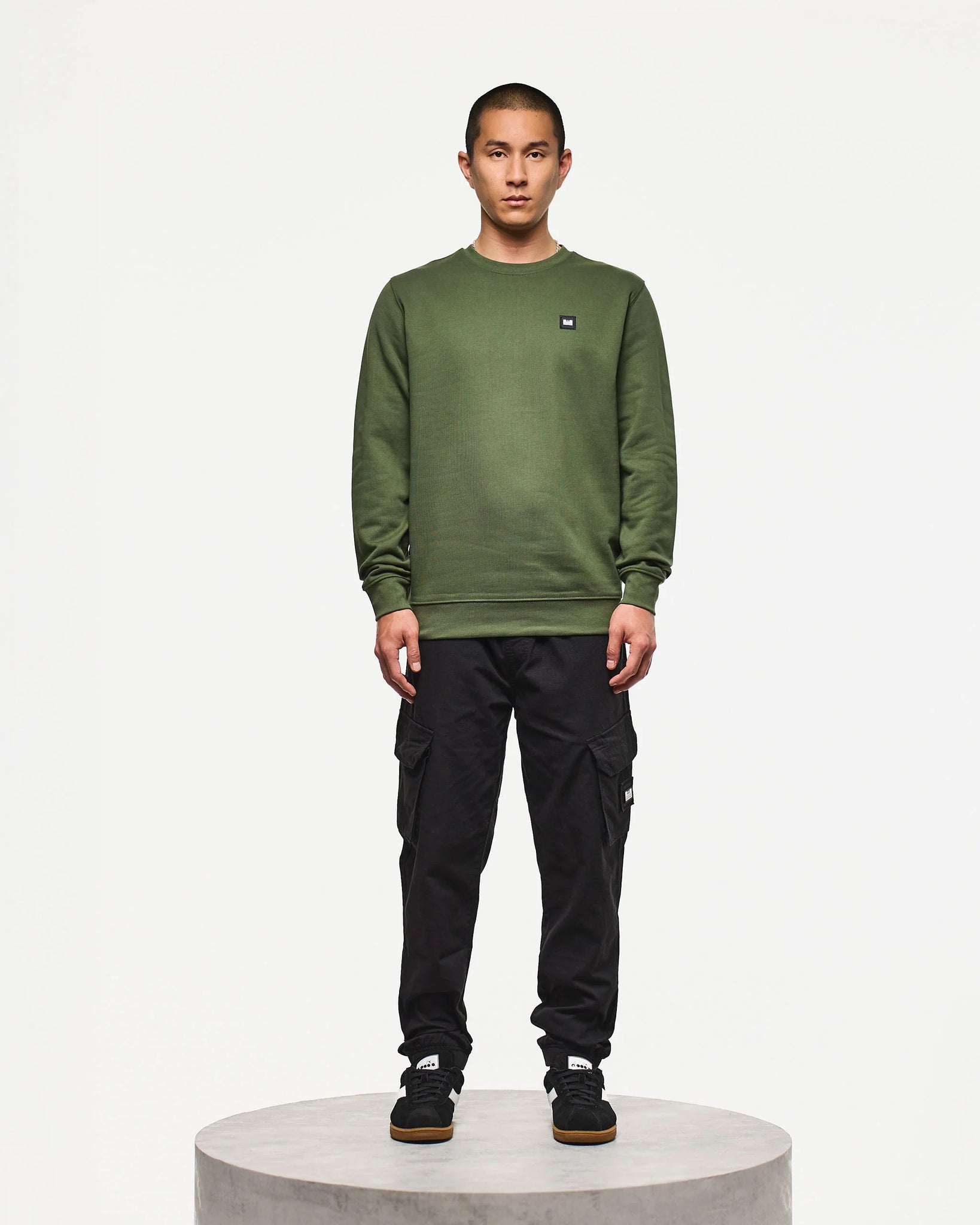 Weekend Offender Ferrer Sweatshirt Bay Leaf