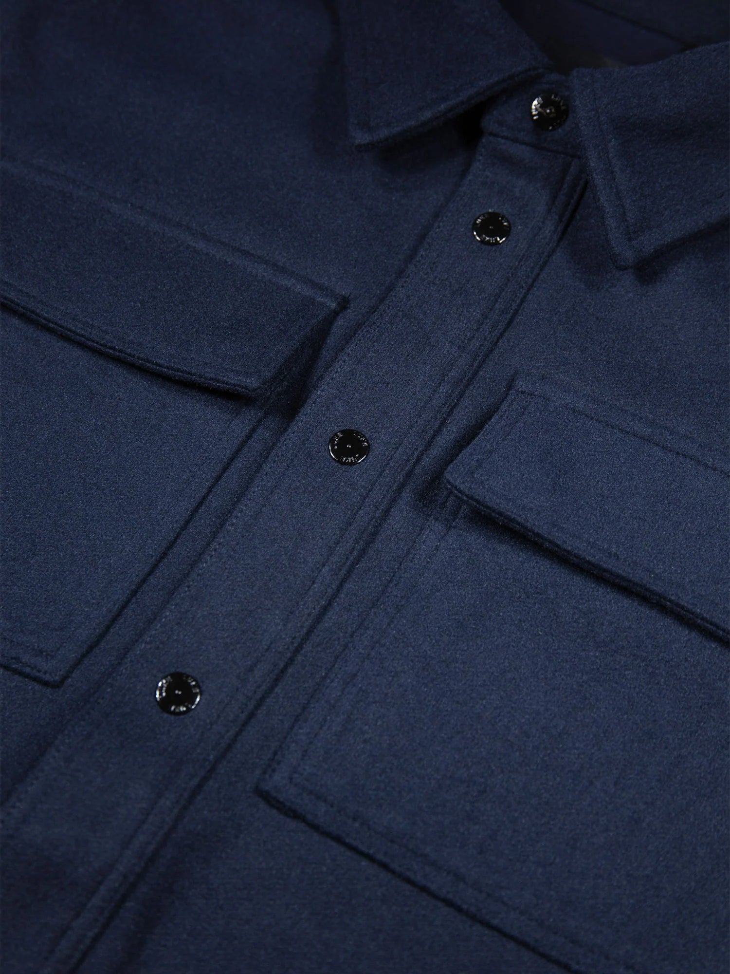 Luke Ettrick Overshirt Dark Navy