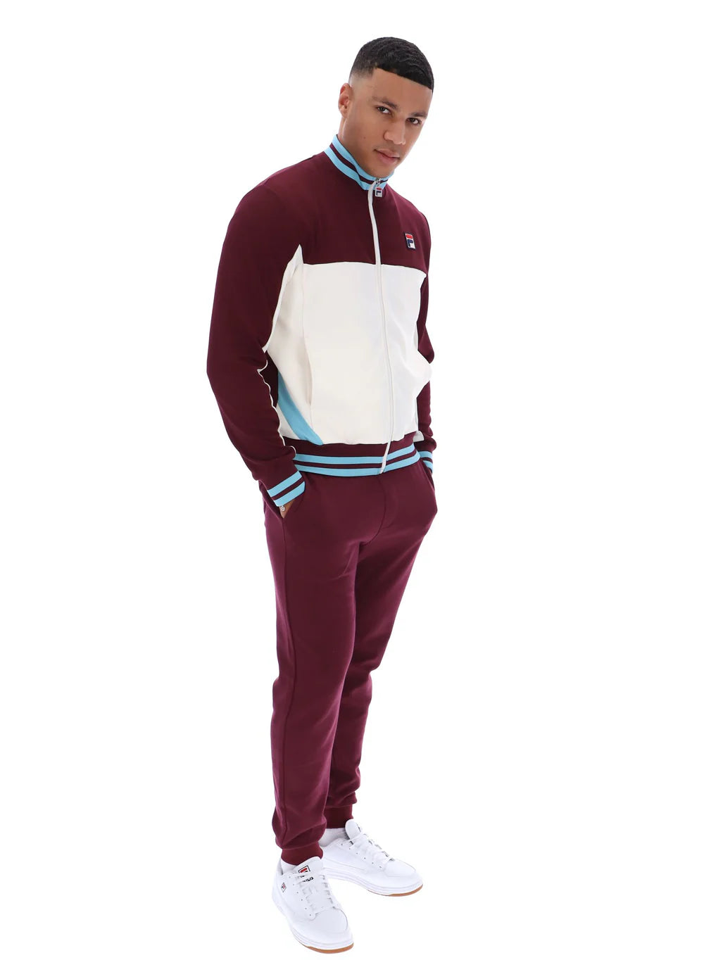 Fila Tiebreaker Tracktop Fig/Gardenia/Milky Blue