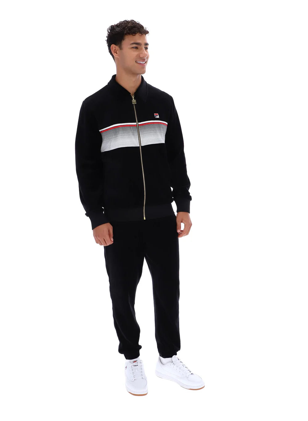 Fila Malakai Tracktop Black/Gardenia/Red
