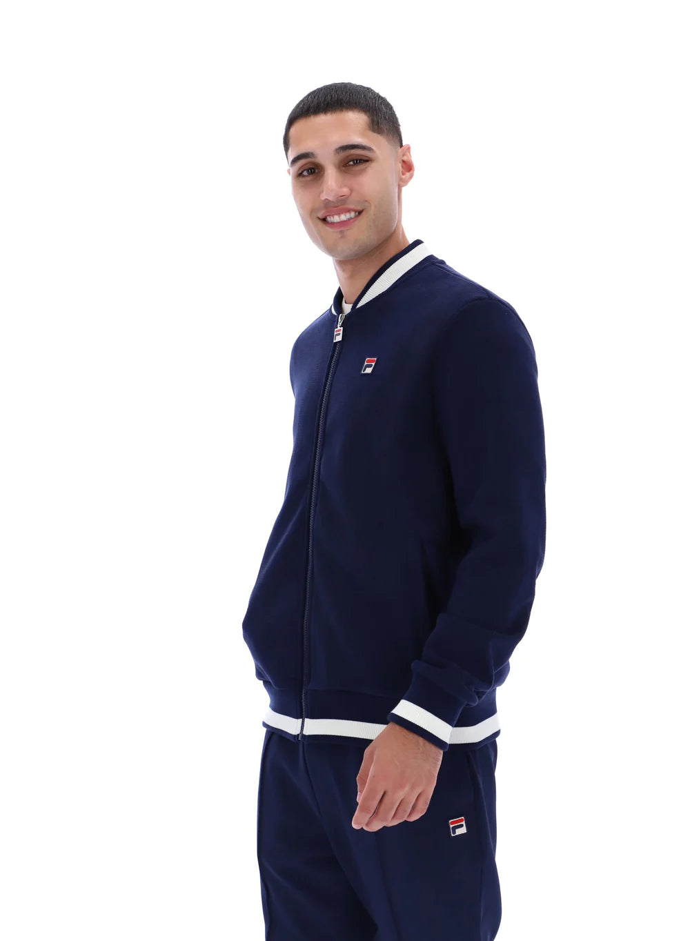 Fila Gabe Waffle Jacket Navy