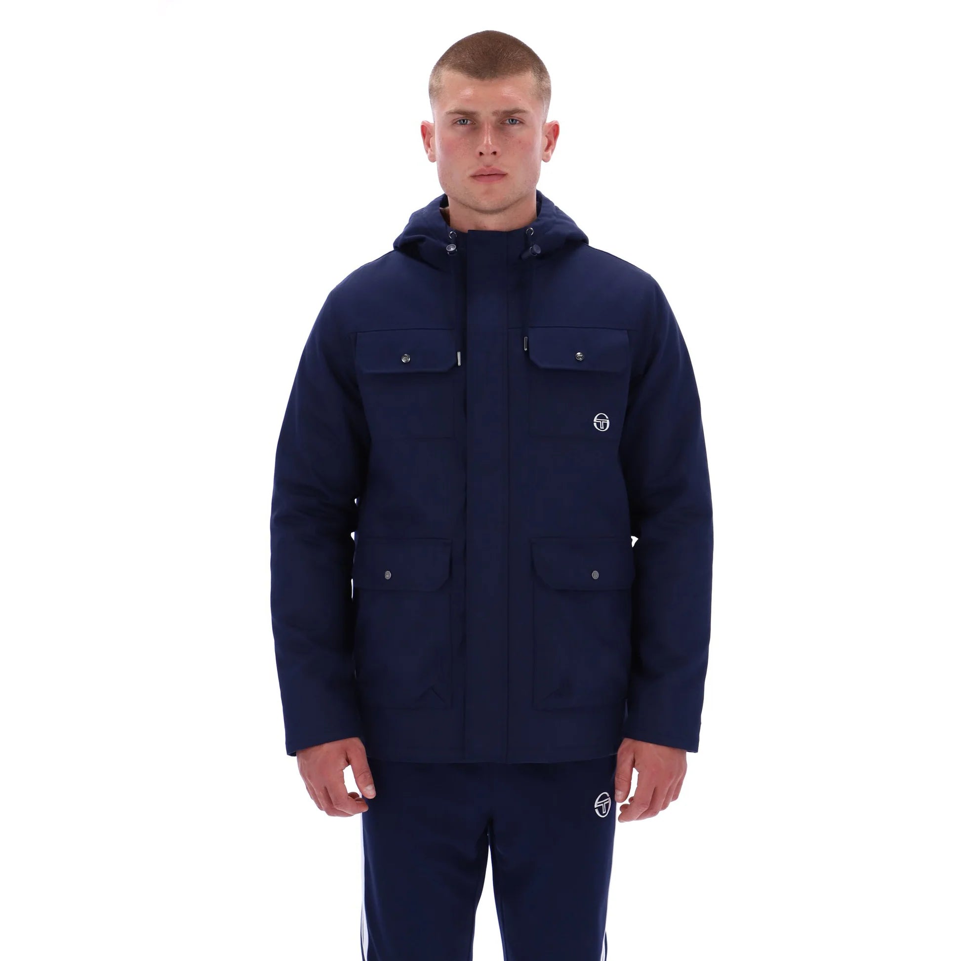 Sergio Tacchini Weaver Field Jacket Maritime Blue