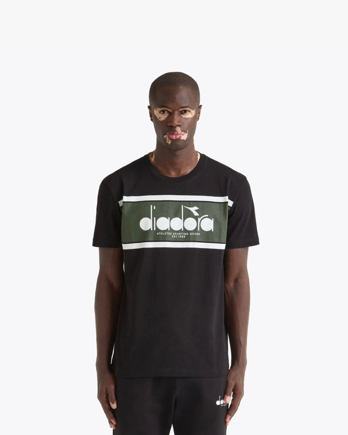 Diadora T-Shirt SS Logo Green Rifle