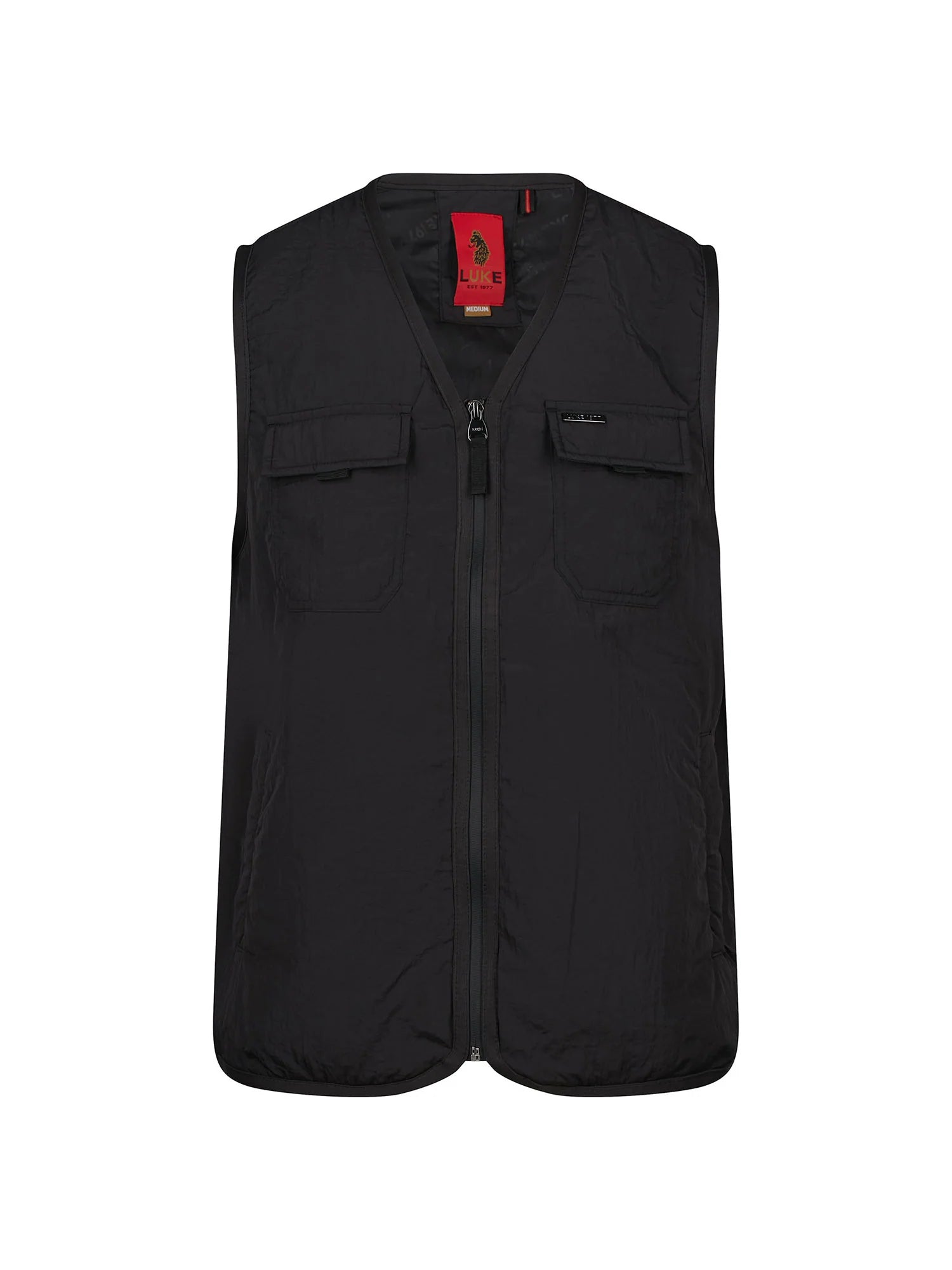 Luke Austin Utility Gilet Black