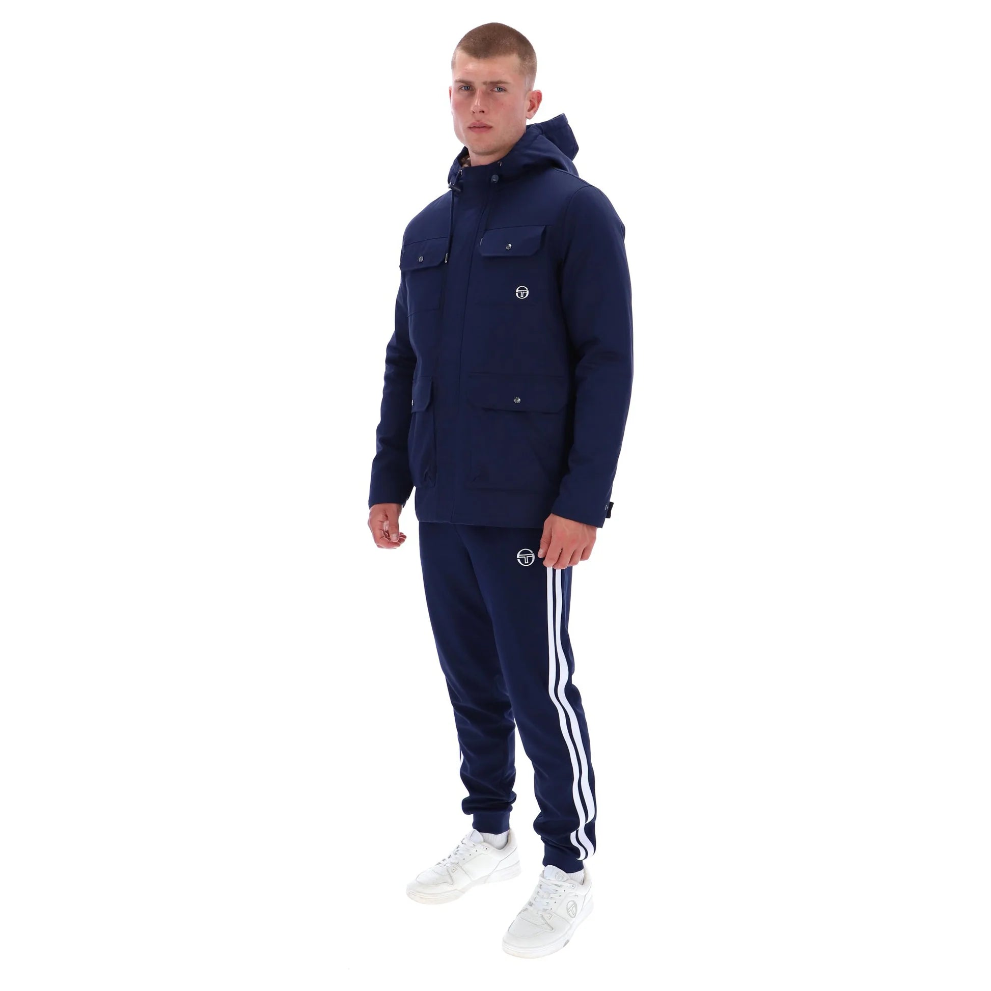 Sergio Tacchini Weaver Field Jacket Maritime Blue
