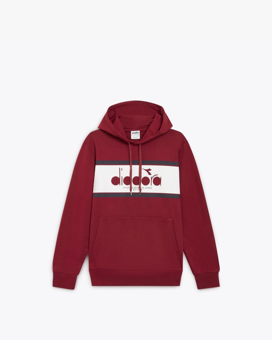 Diadora Hoodie Logo Empire Red