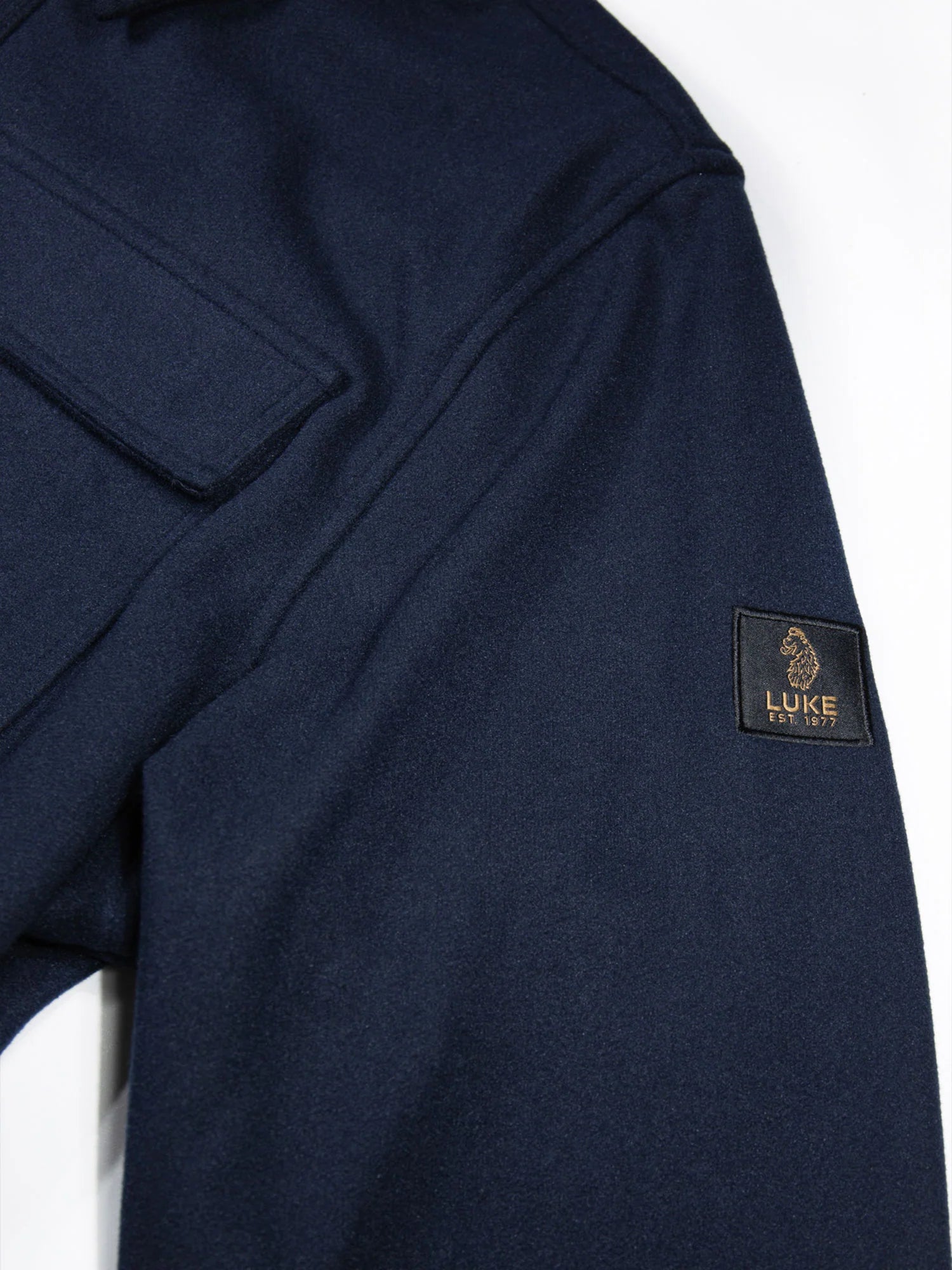 Luke Ettrick Overshirt Dark Navy