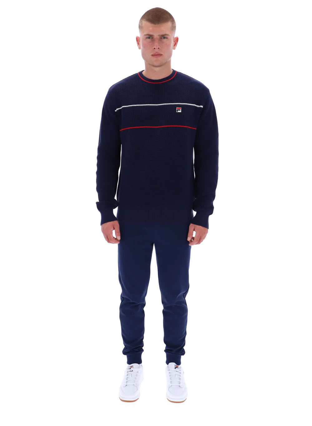 Fila Kallum Waffle knit Navy/Gardenia/Red