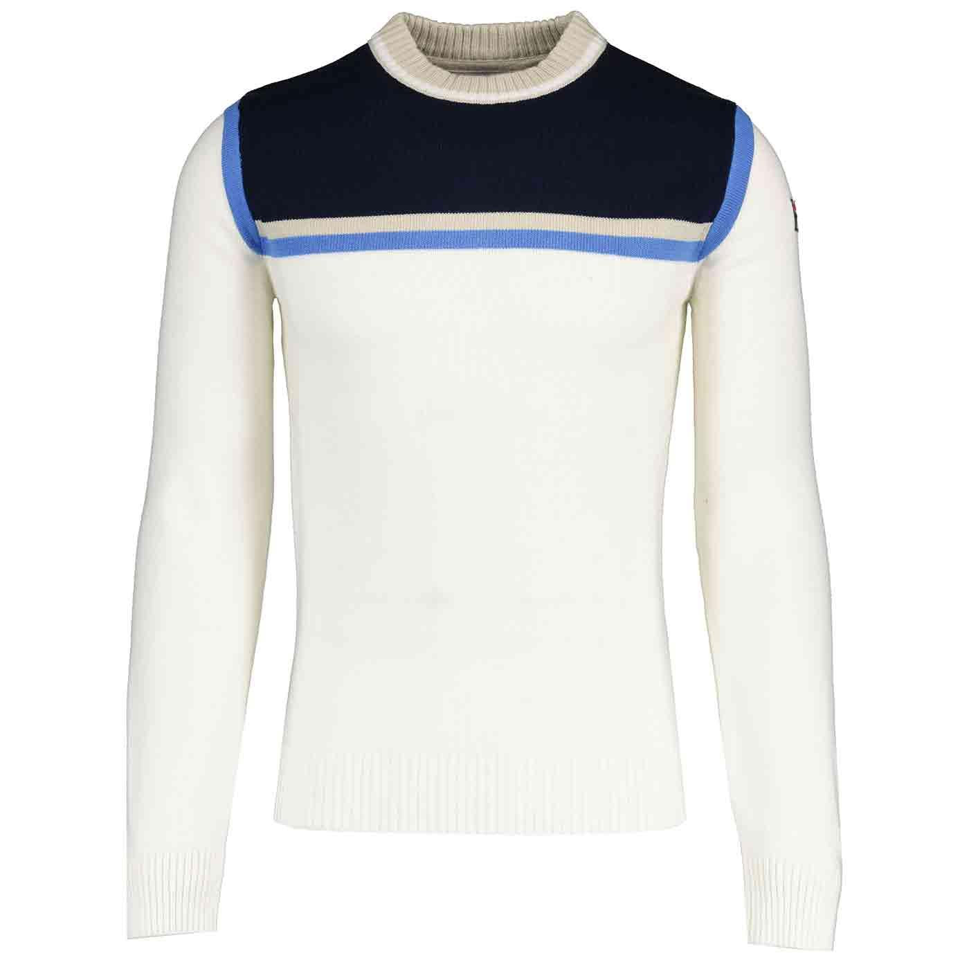 Fila Grayson Sweater Gardenia Navy Regatta