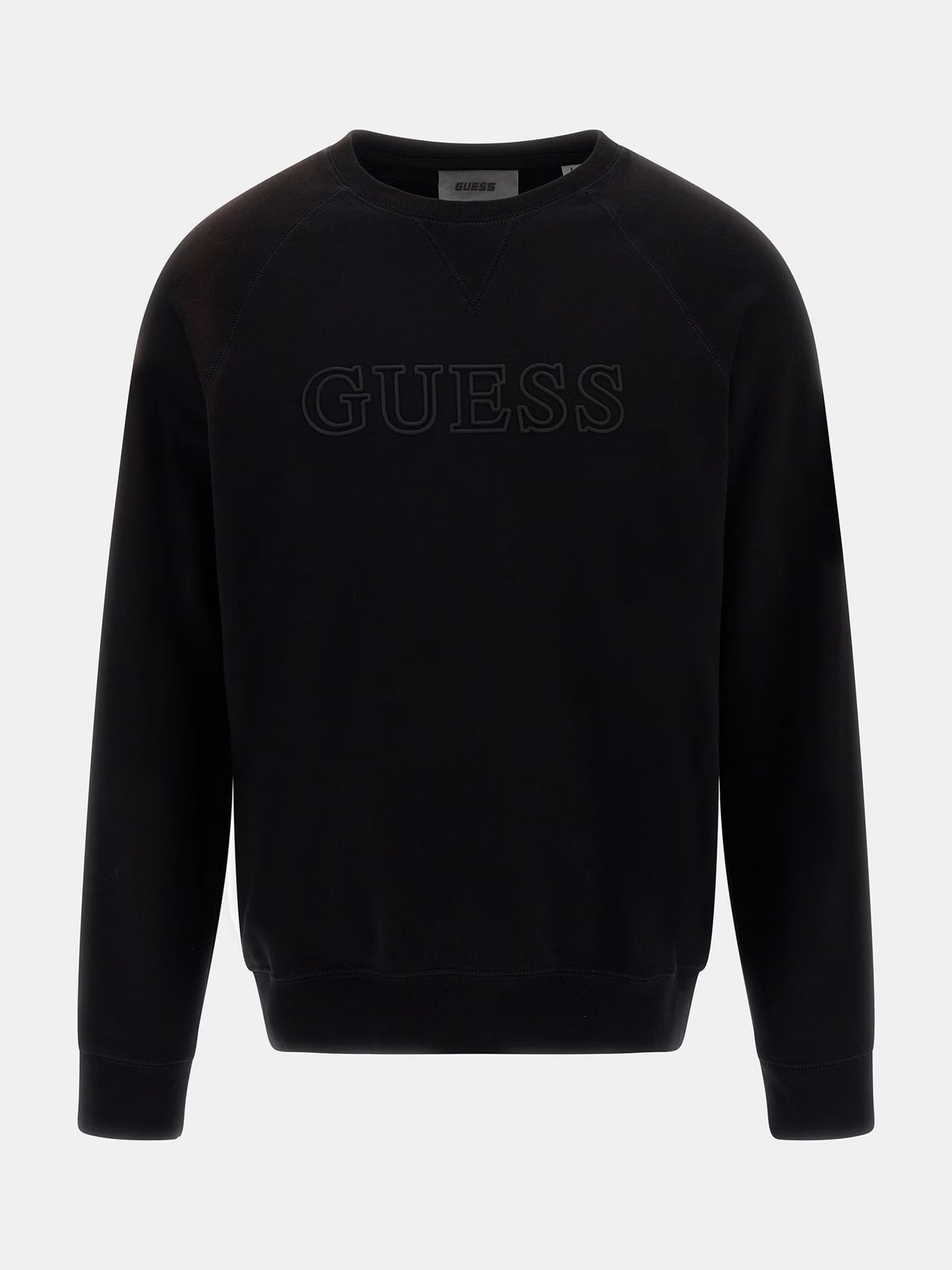 Guess Front Logo Sweatshirt Black