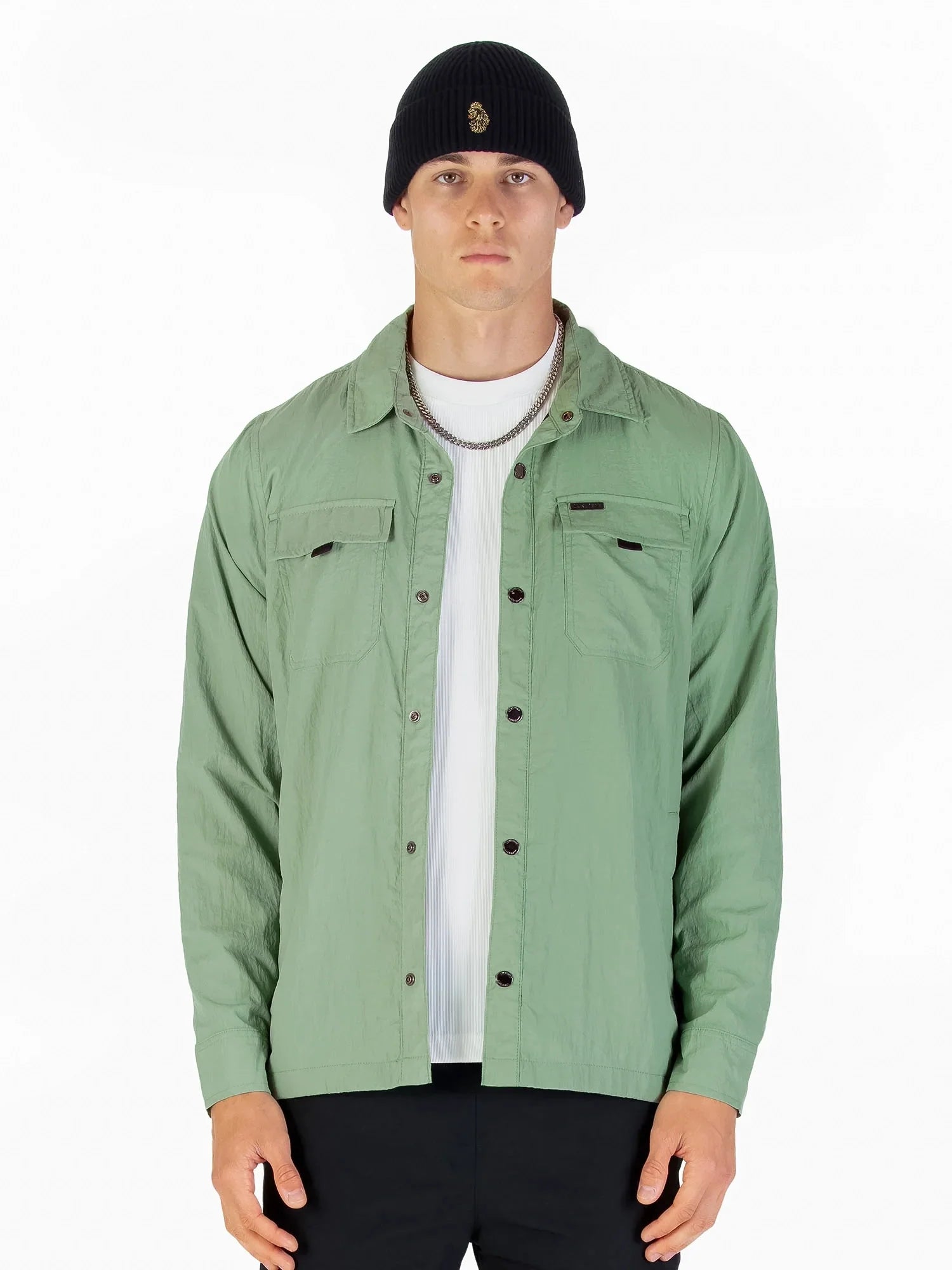 Luke Seattle Overshirt Sage
