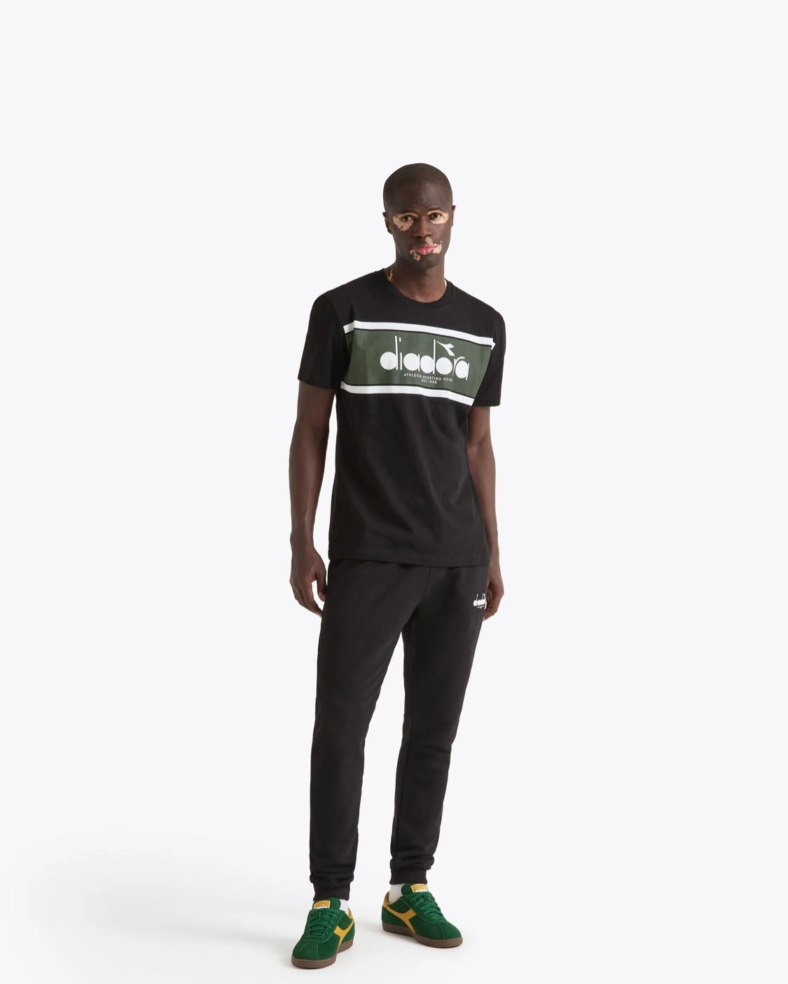 Diadora T-Shirt SS Logo Green Rifle