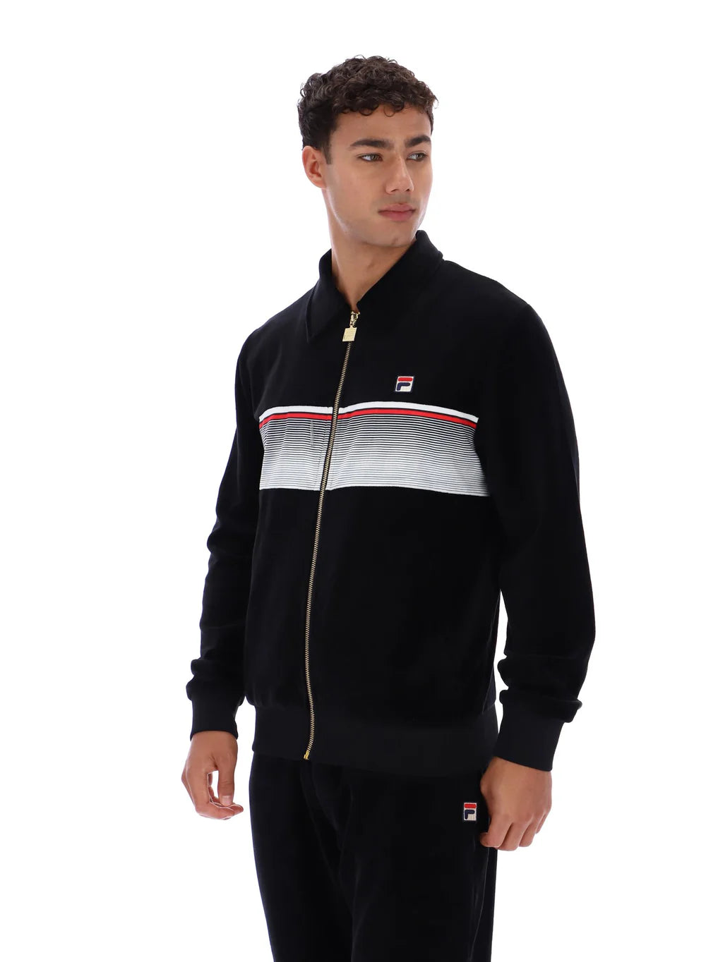 Fila Malakai Tracktop Black/Gardenia/Red