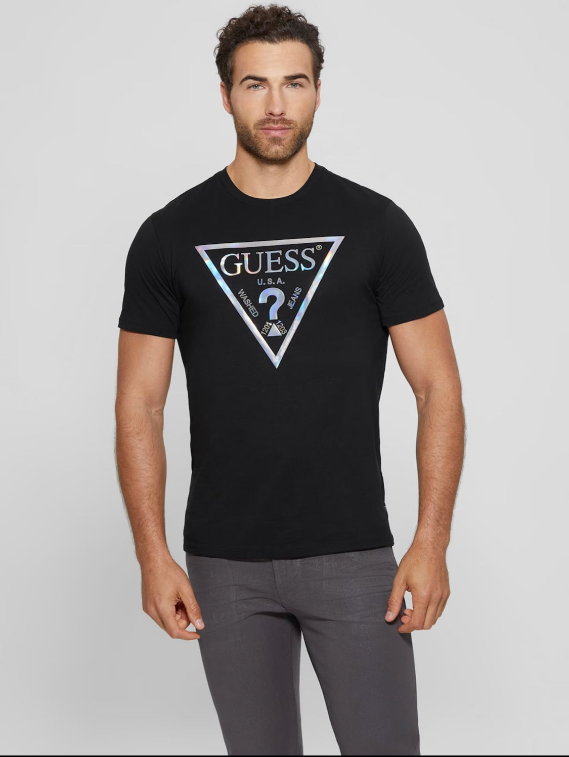 Guess Foil Triangle T-Shirt
