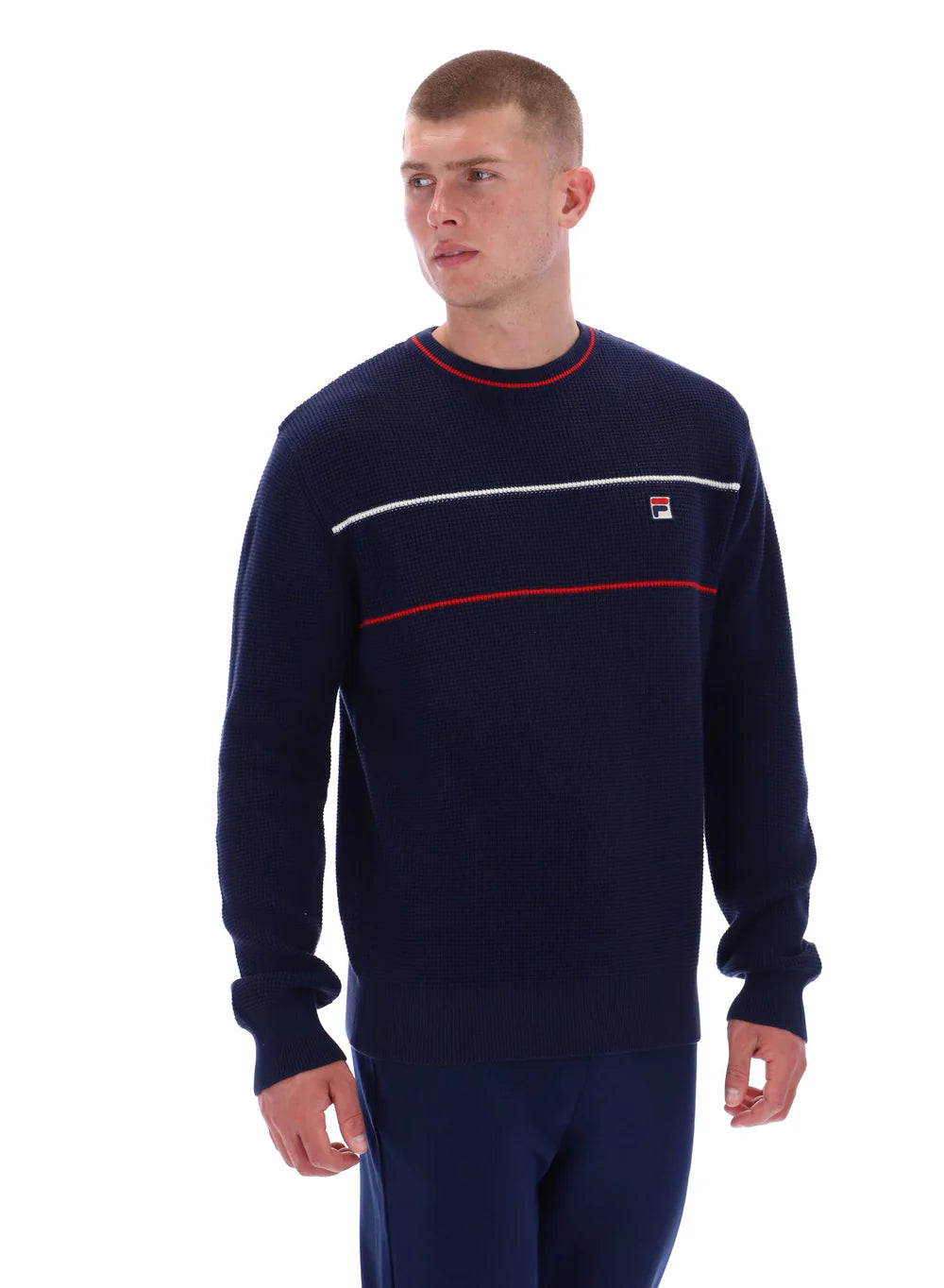 Fila Kallum Waffle knit Navy/Gardenia/Red