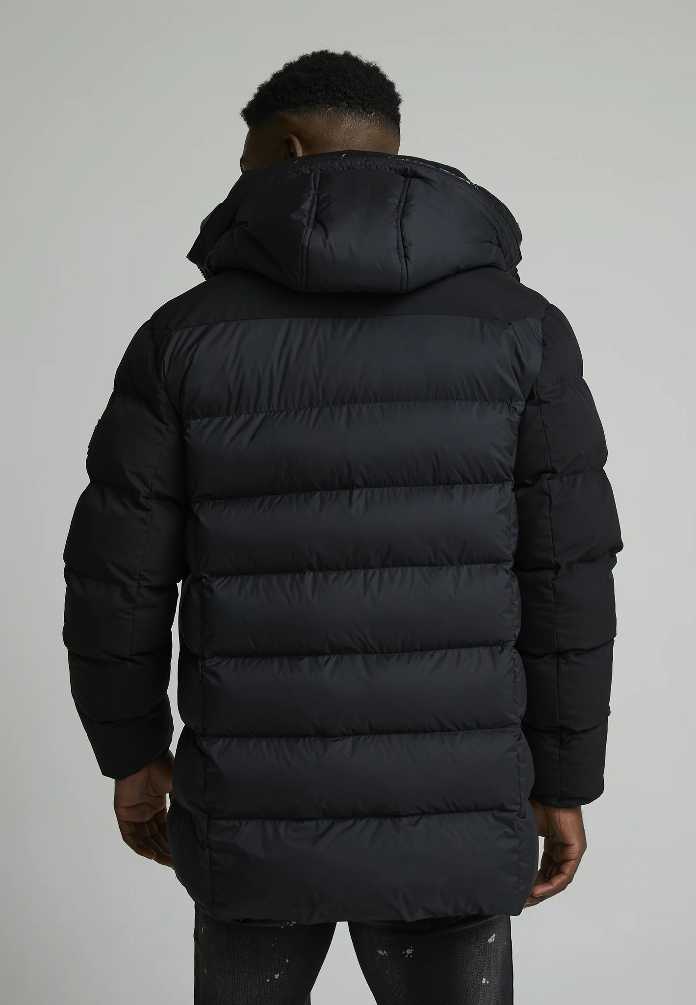 Alessandro Zavetti Conchiglia Puffer Jacket Black