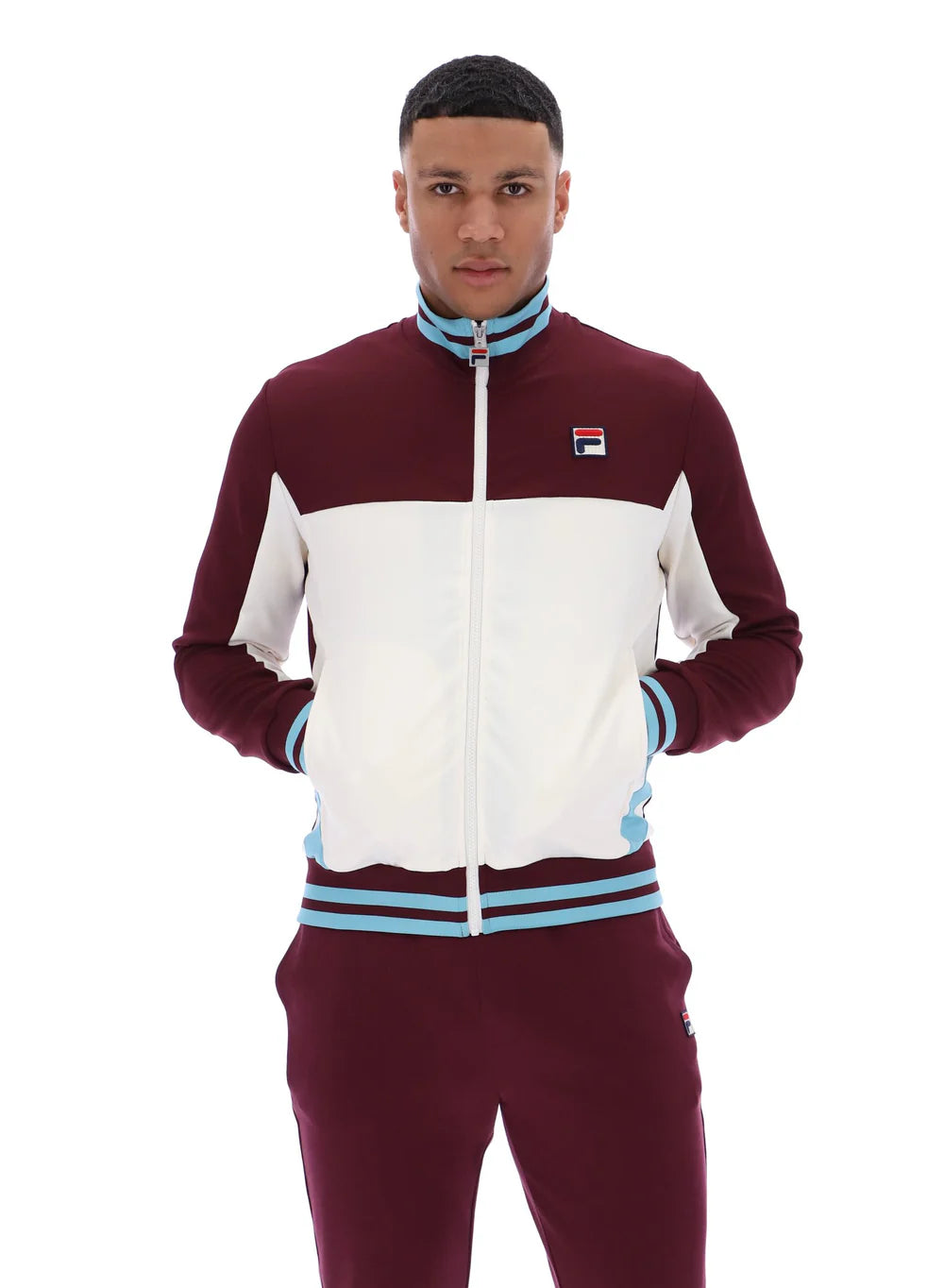 Fila Tiebreaker Tracktop Fig/Gardenia/Milky Blue
