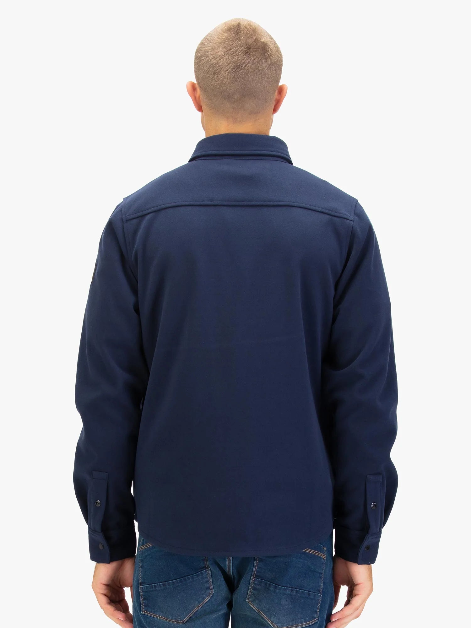 Luke Ettrick Overshirt Dark Navy