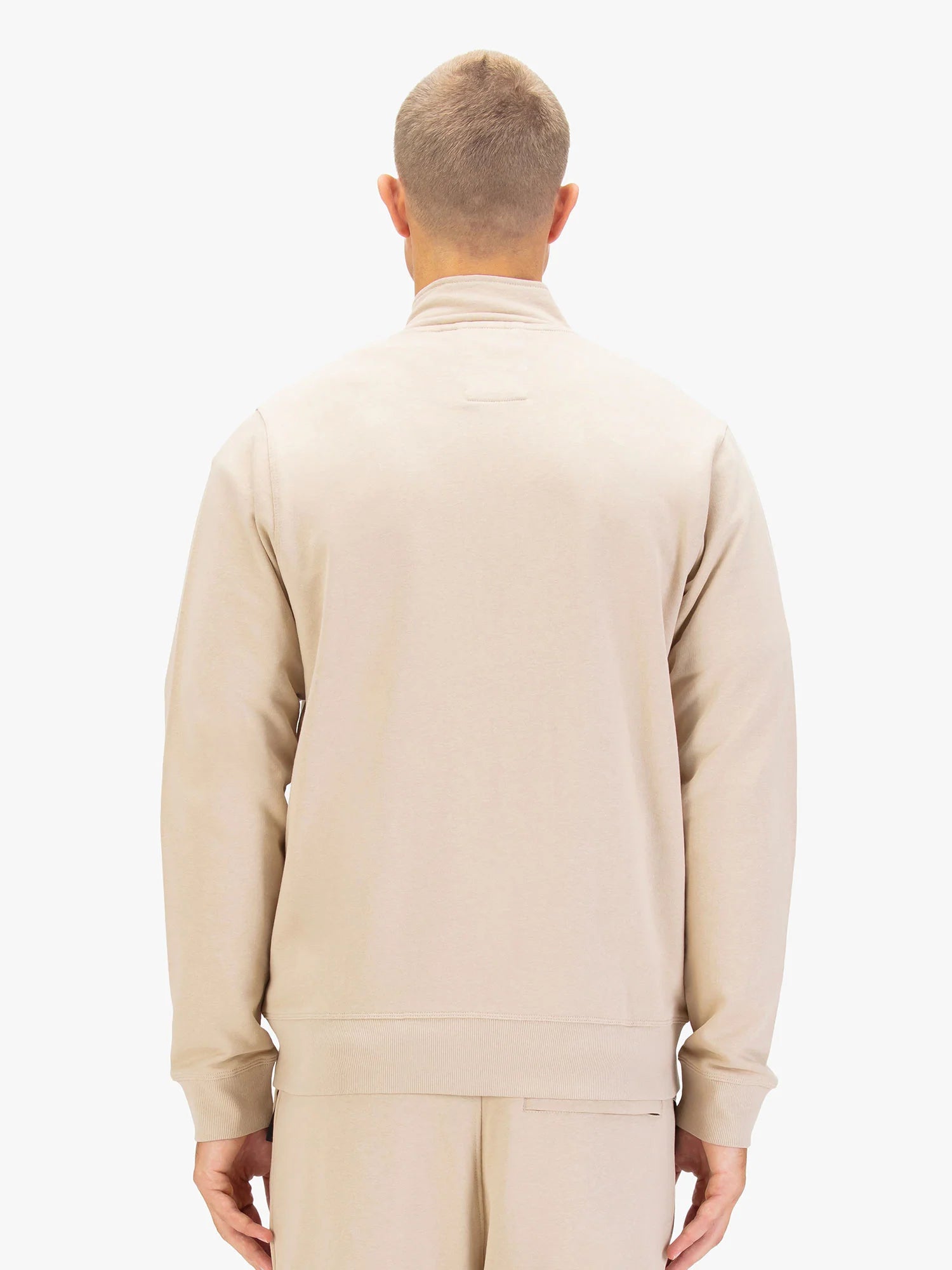 Luke Sutton 1000 Zip Through Sweat Stone