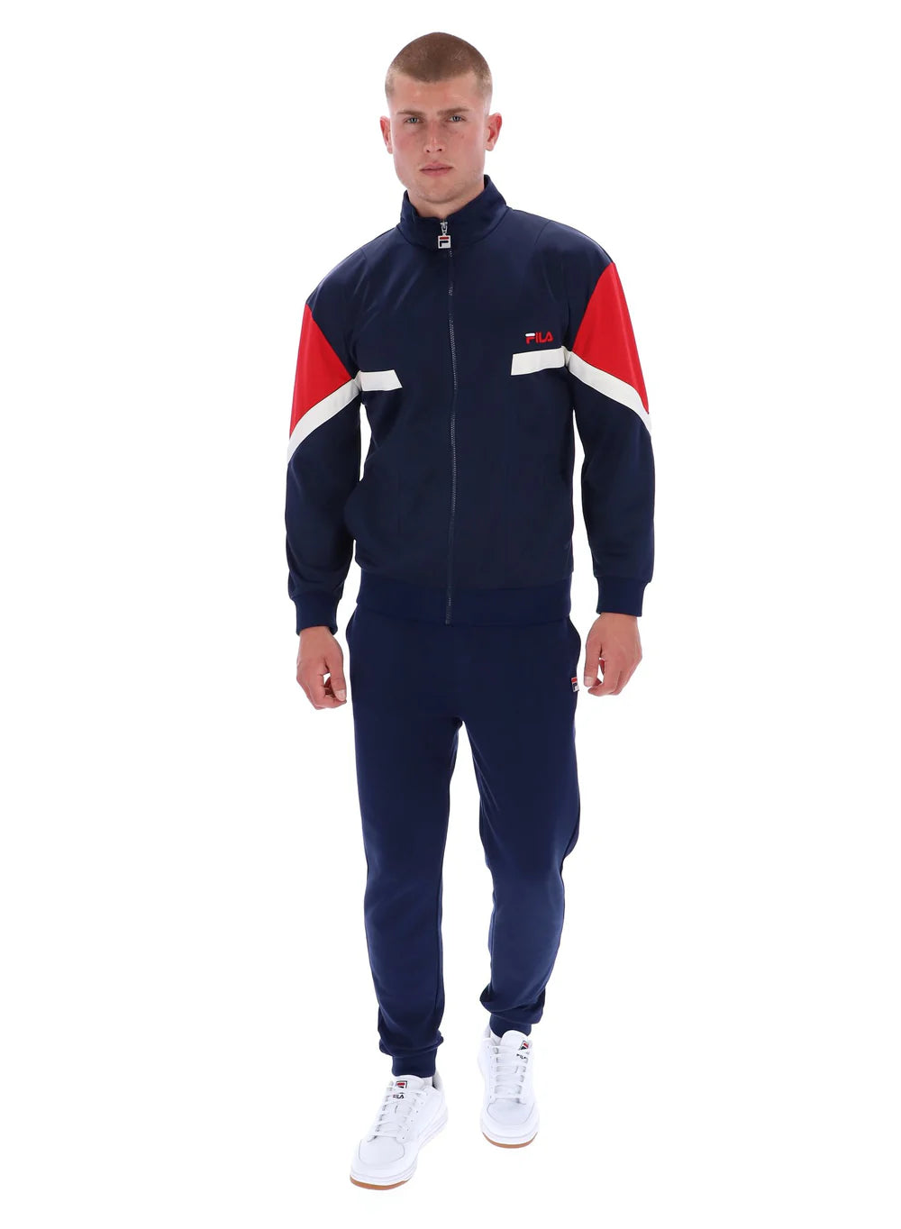 Fila Albarn Tracktop Navy/Red/Gardenia