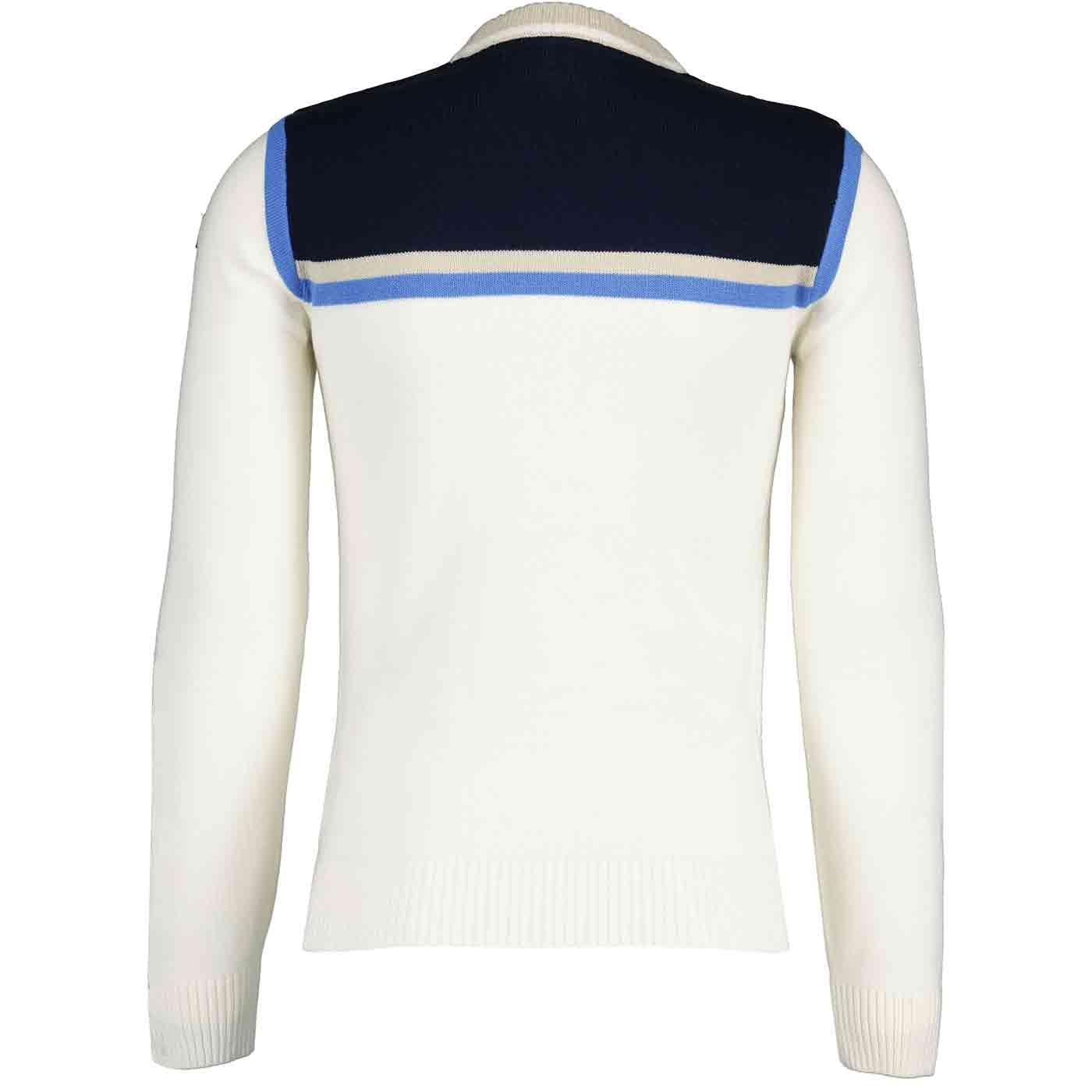 Fila Grayson Sweater Gardenia Navy Regatta