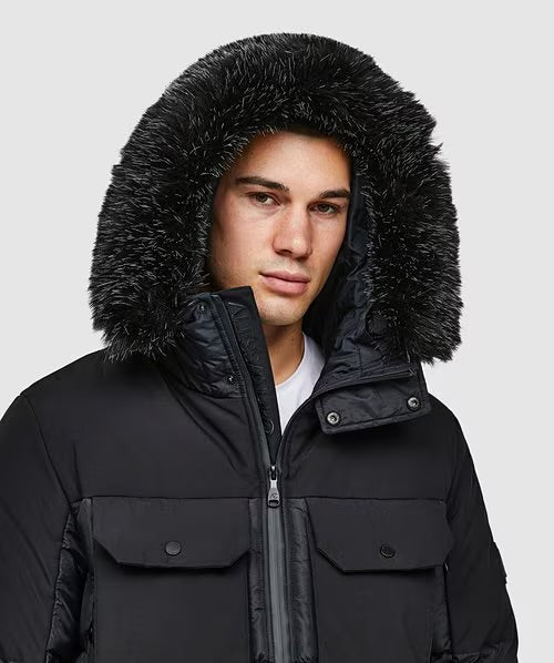Alessandro Zavetti Marchetti Puffer Jacket Black