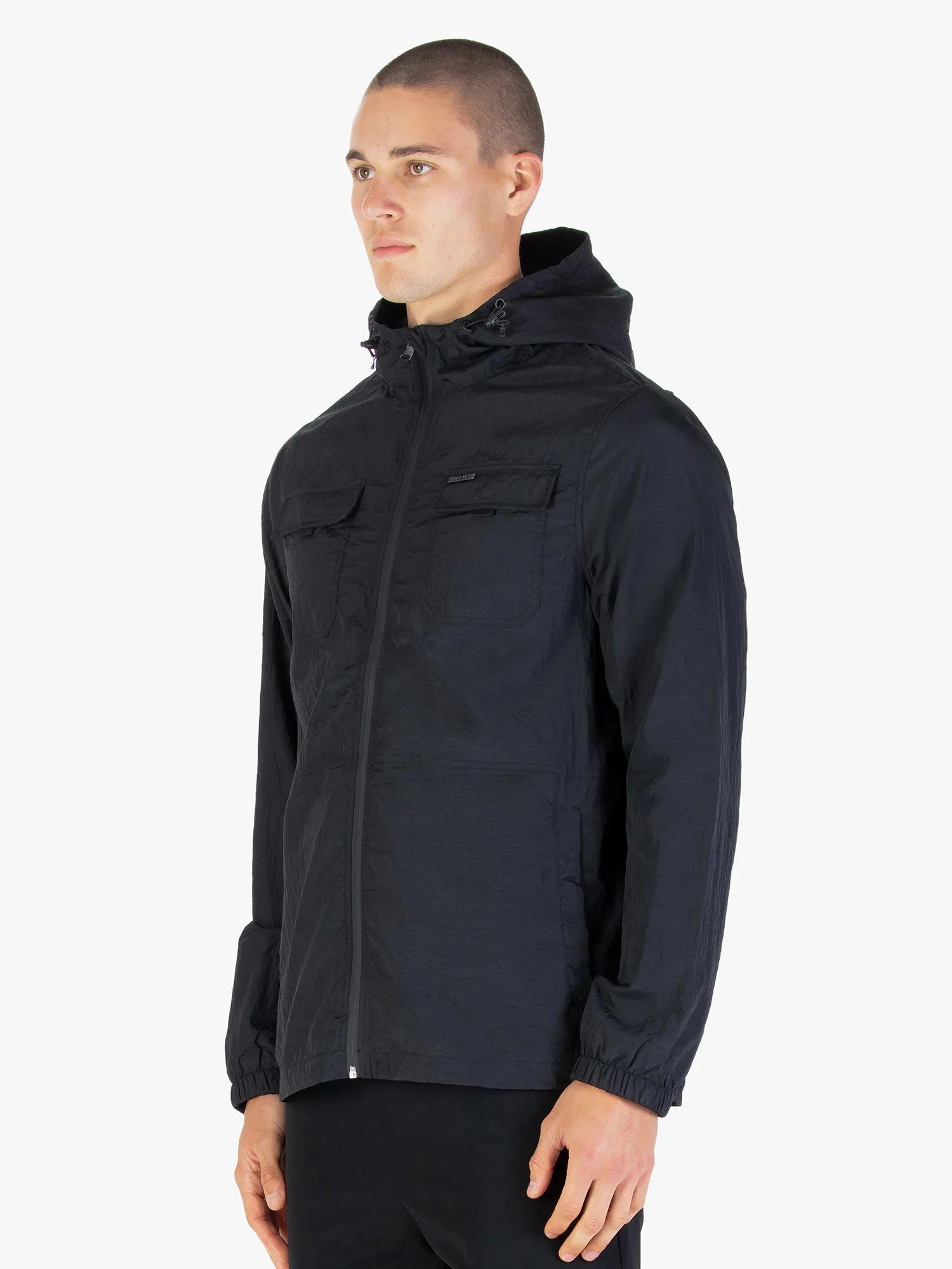 Luke Denver Hooded Jacket Black