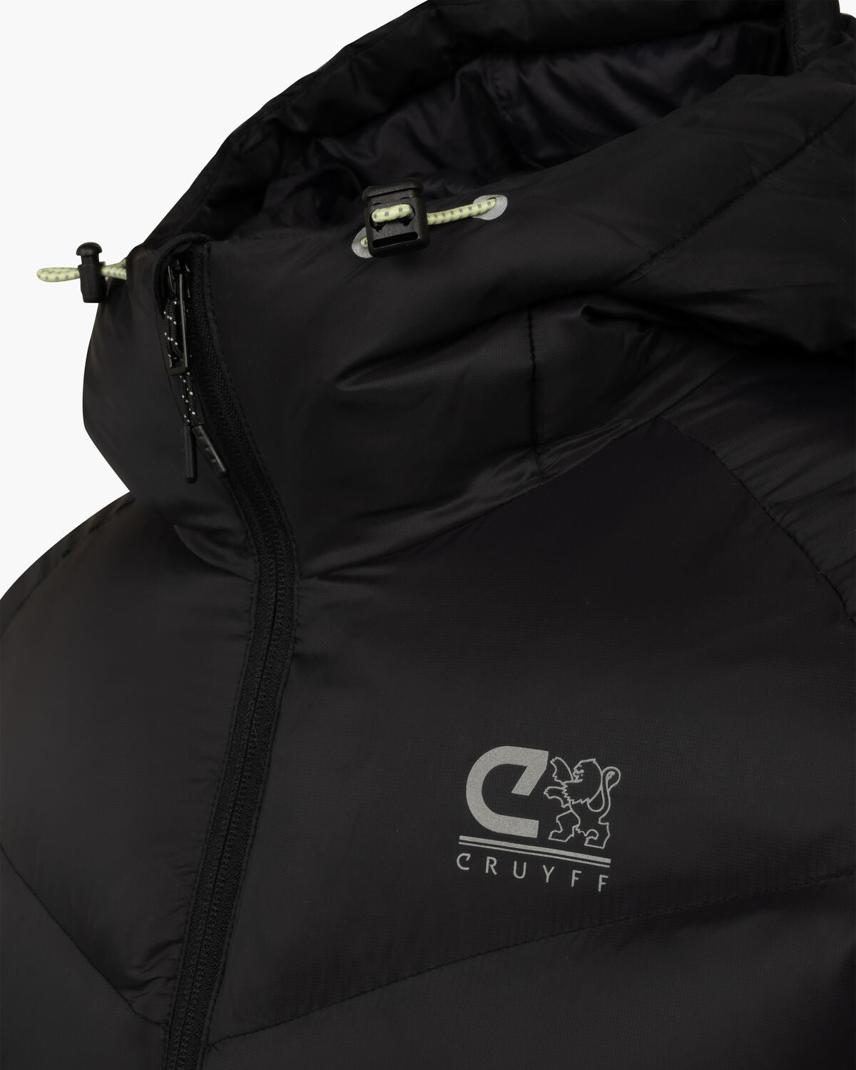 Cruyff Hematite Puffer Jacket Black