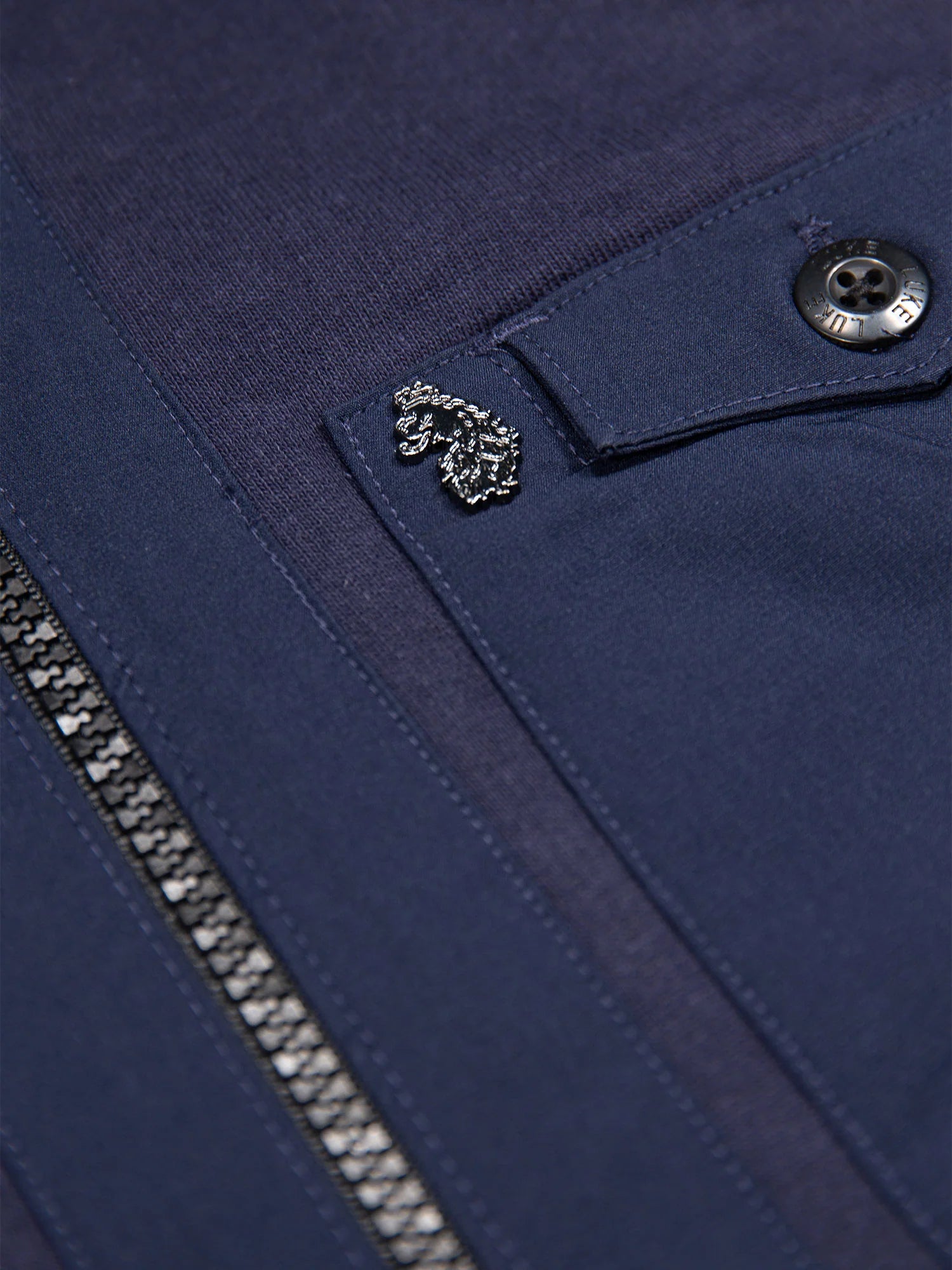 Luke Sutton 1000 Zip Through Sweat Dark Navy